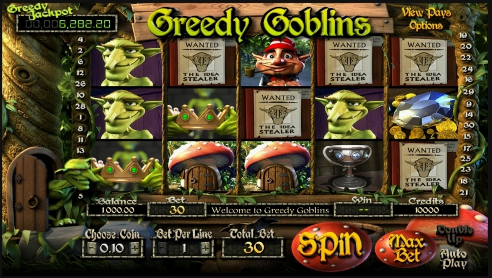 Reels in Greedy Goblins Slot Game by Betsoft