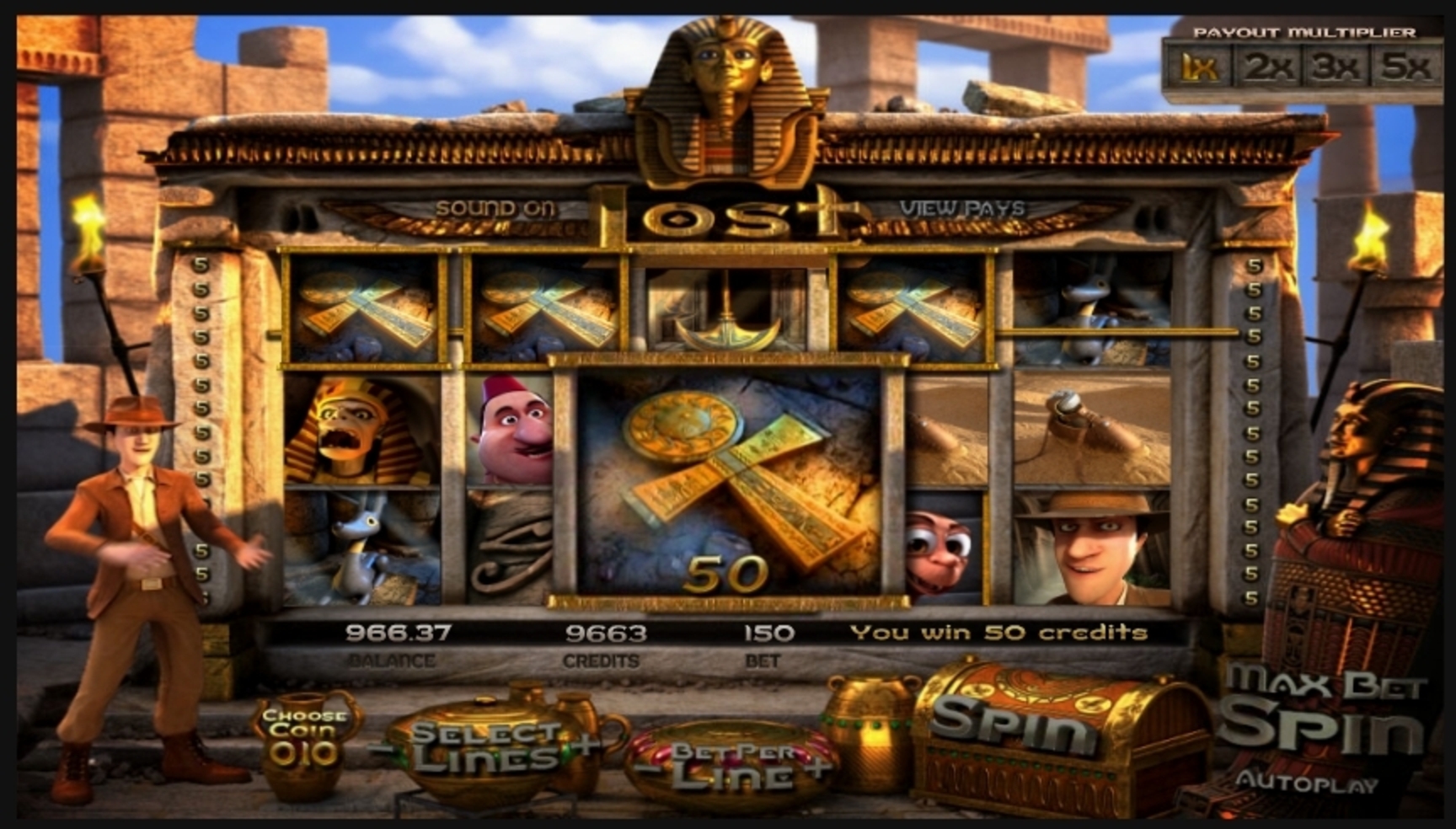 Win Money in Lost Free Slot Game by Betsoft