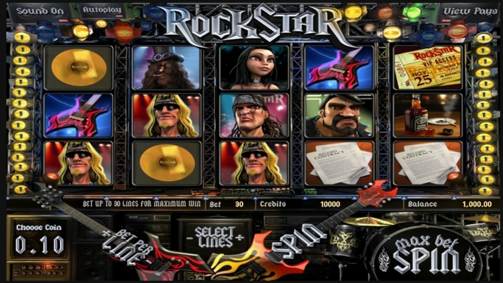 Rock Star Slot Machine