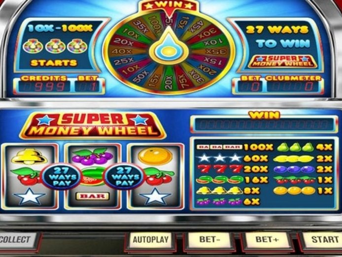 money wheel game at restaurant