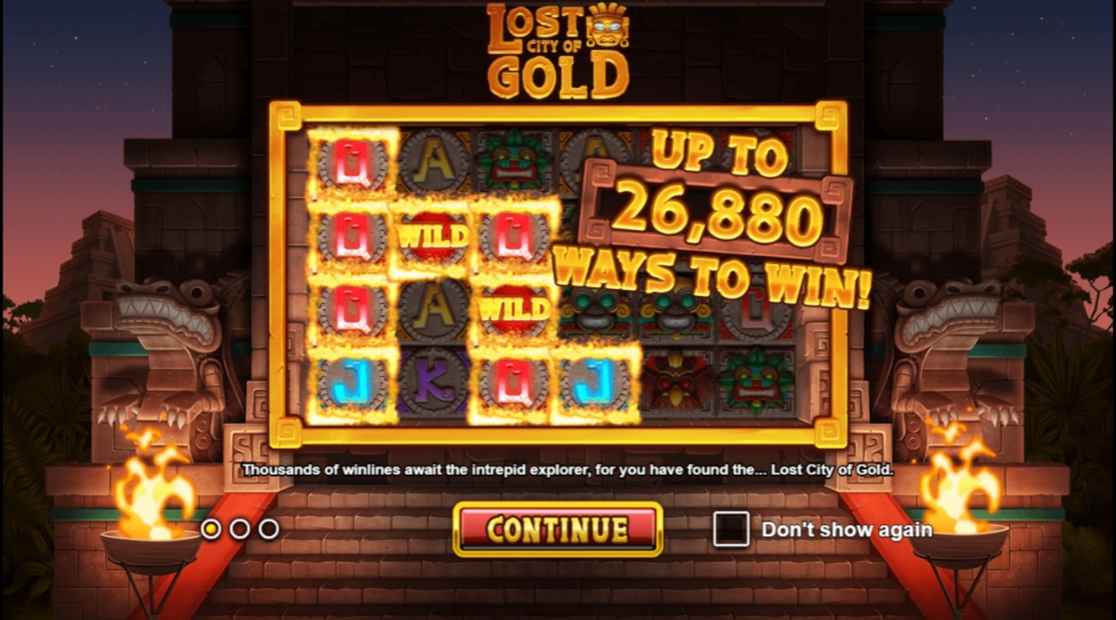 Play Lost City of Gold Free Casino Slot Game by Betsson Group