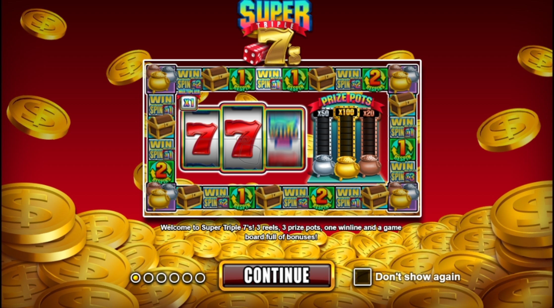 Super Triple 7's demo play, Slot Machine Online by Betsson Group Review