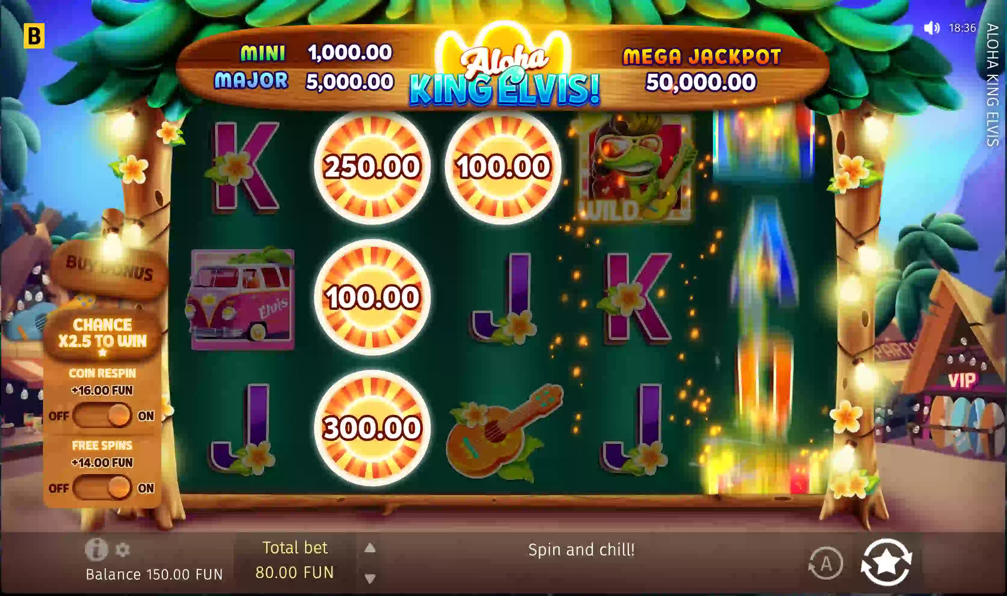 The Aloha King Elvis Online Slot Demo Game by BGAMING