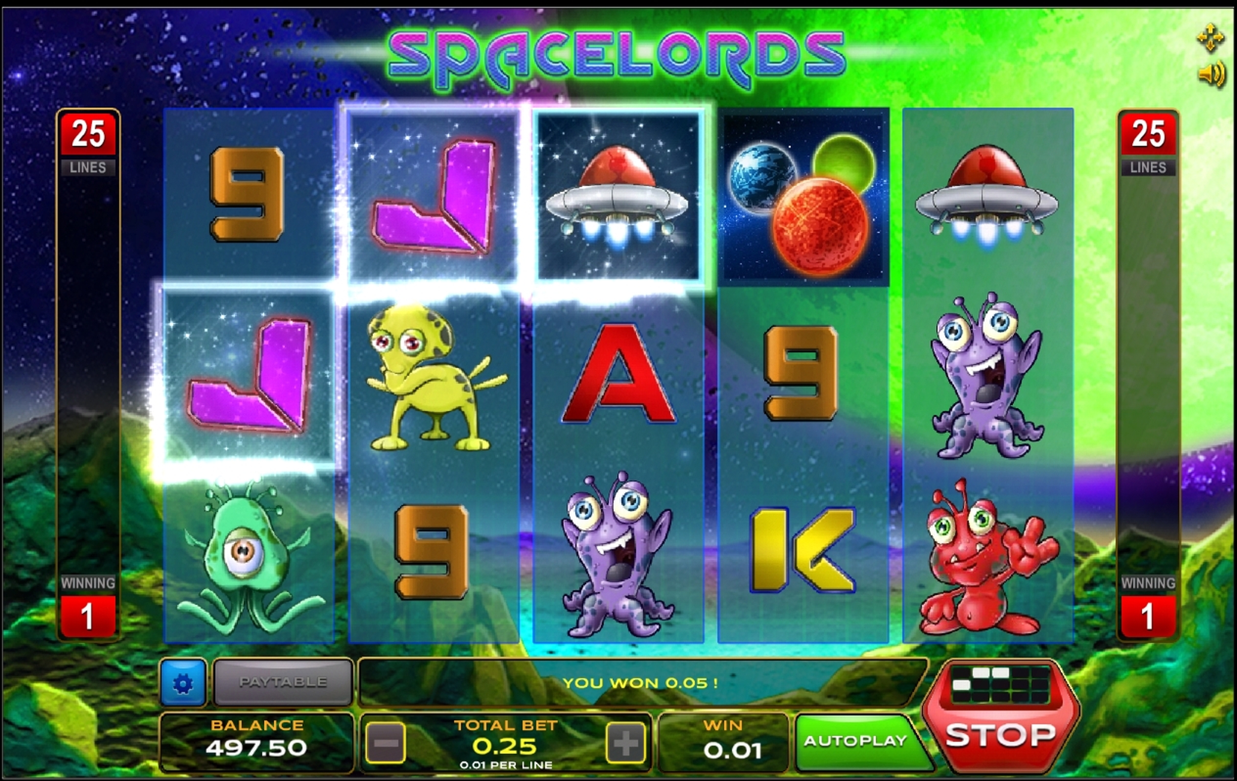 Win Money in Space Lords Free Slot Game by Xplosive Slots Group