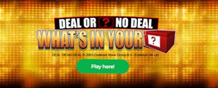 Deal or No Deal: What's In Your Box