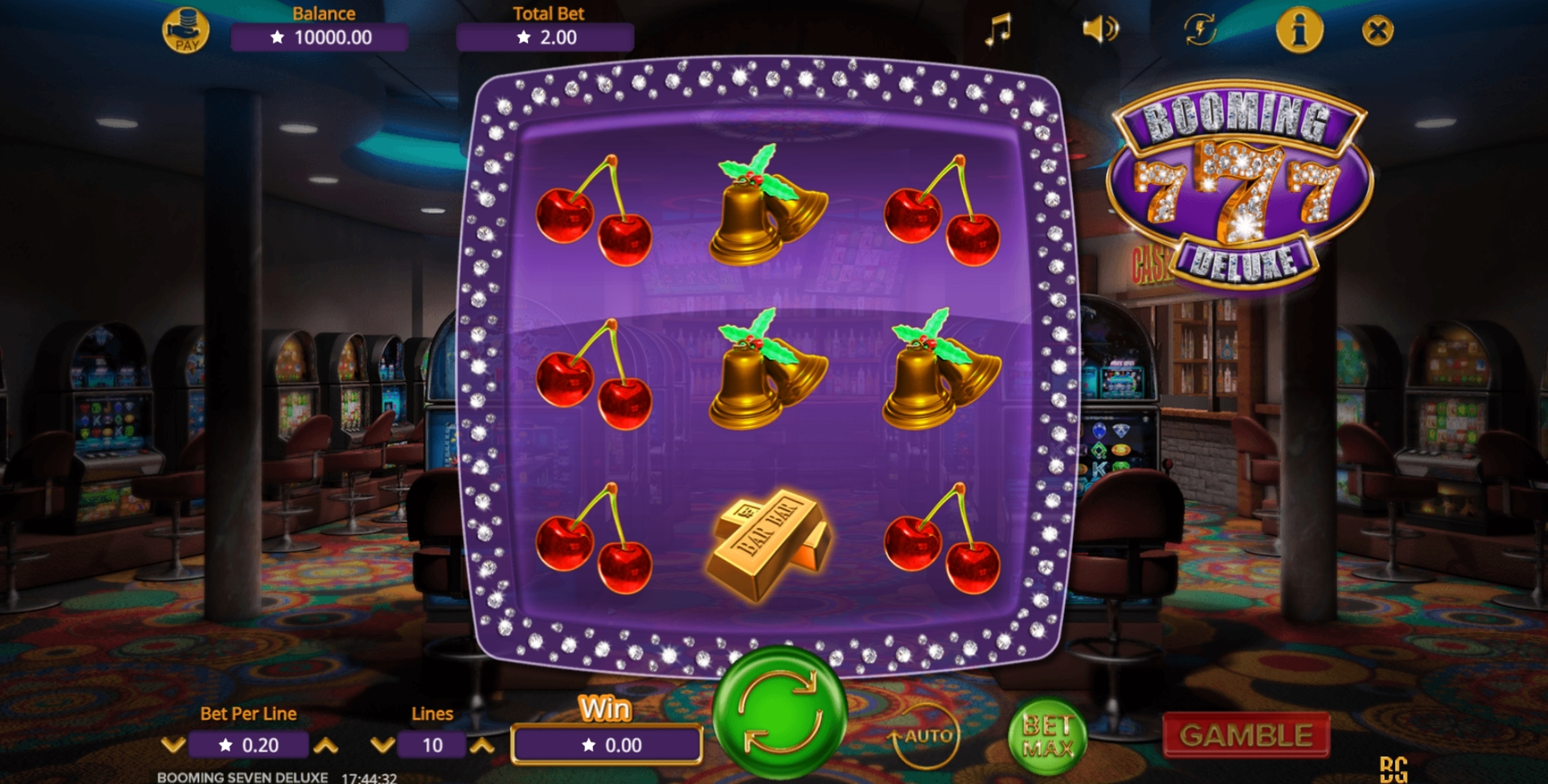 Reels in Booming Seven Deluxe Slot Game by Booming Games