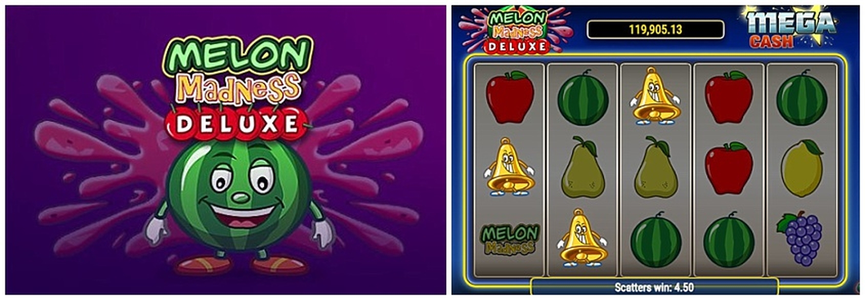 Win Money in Melon Madness Deluxe Free Slot Game by BwinParty