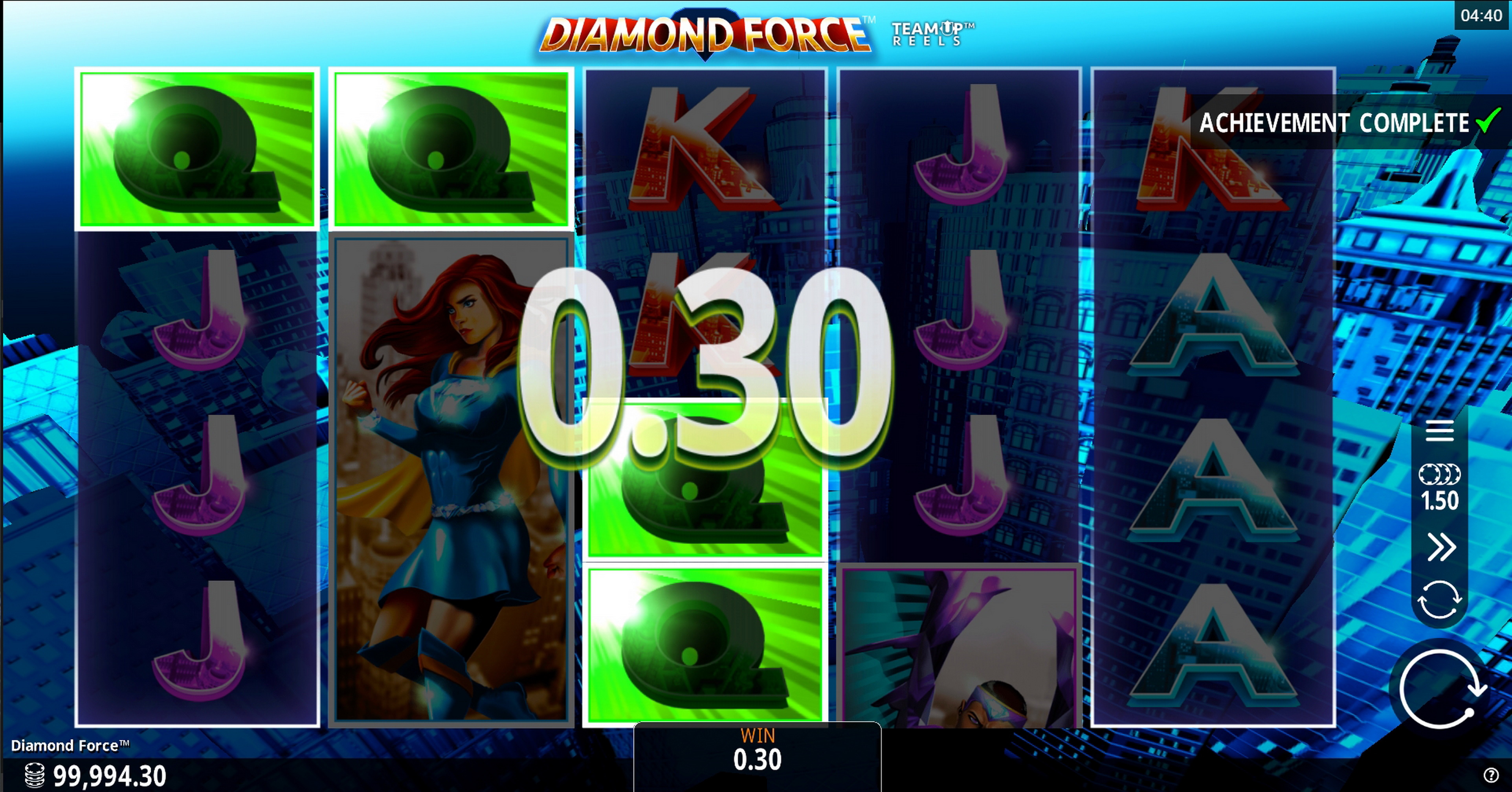 Win Money in Diamond Force Free Slot Game by Crazy Tooth Studio