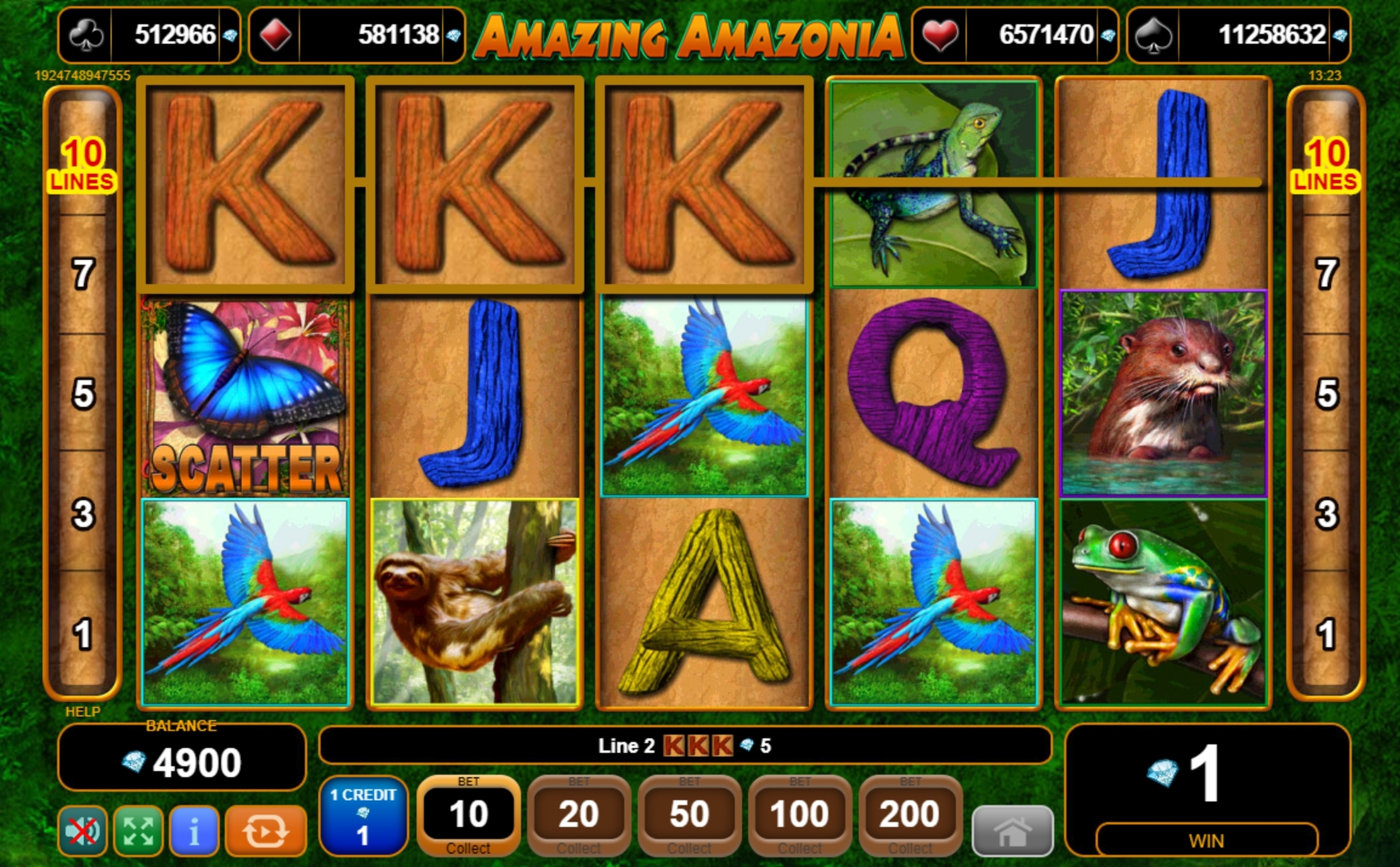 Apk igre amazing amazonia slot machine online egt device