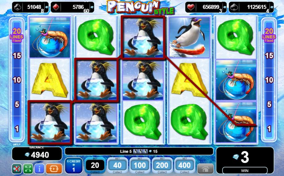 penguin casino game