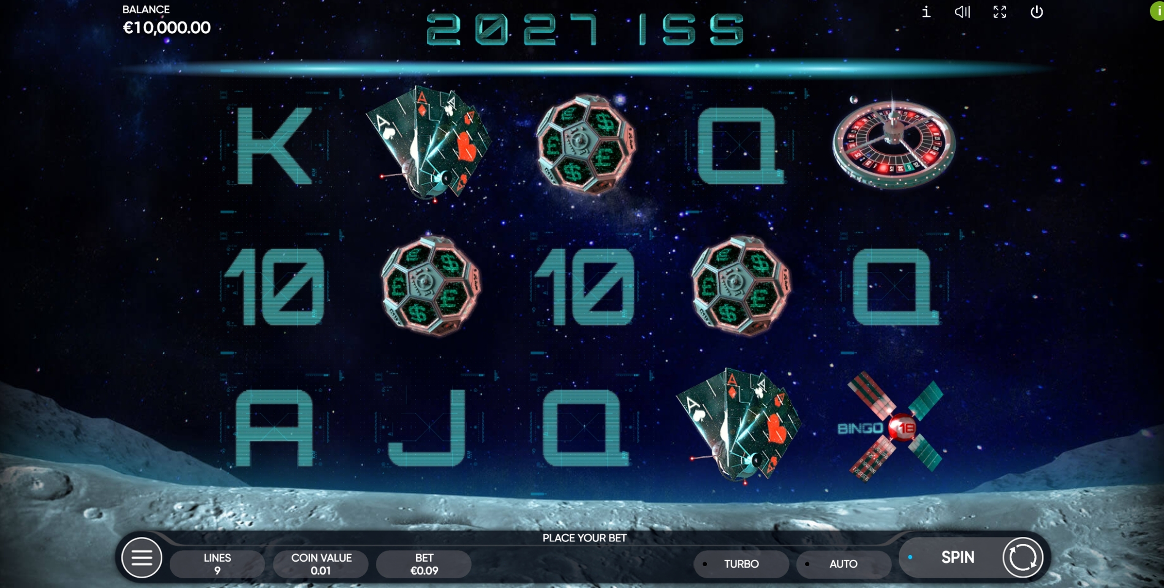 Reels in 2027 ISS Slot Game by Endorphina