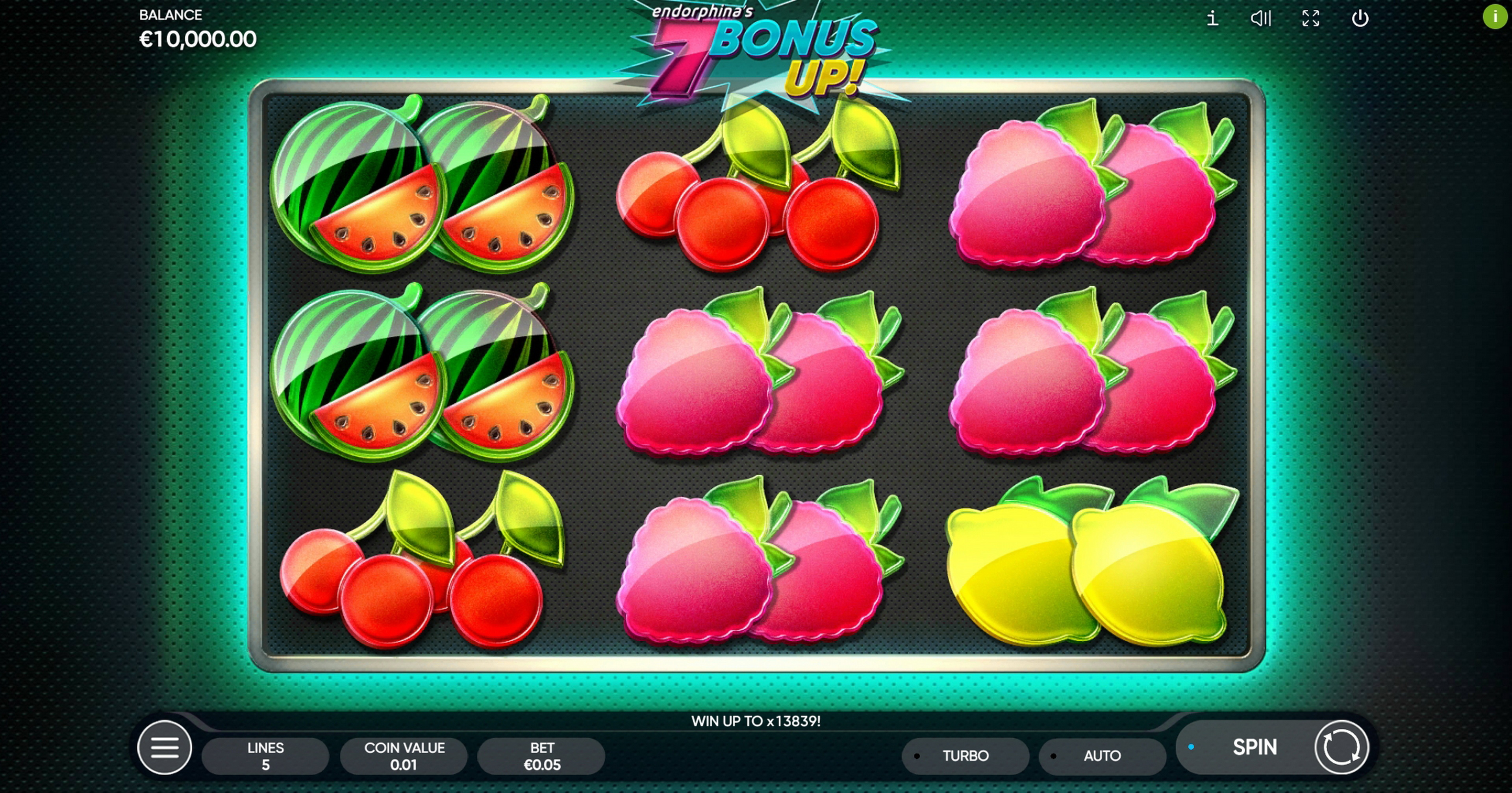 Reels in 7 Bonus Up Slot Game by Endorphina