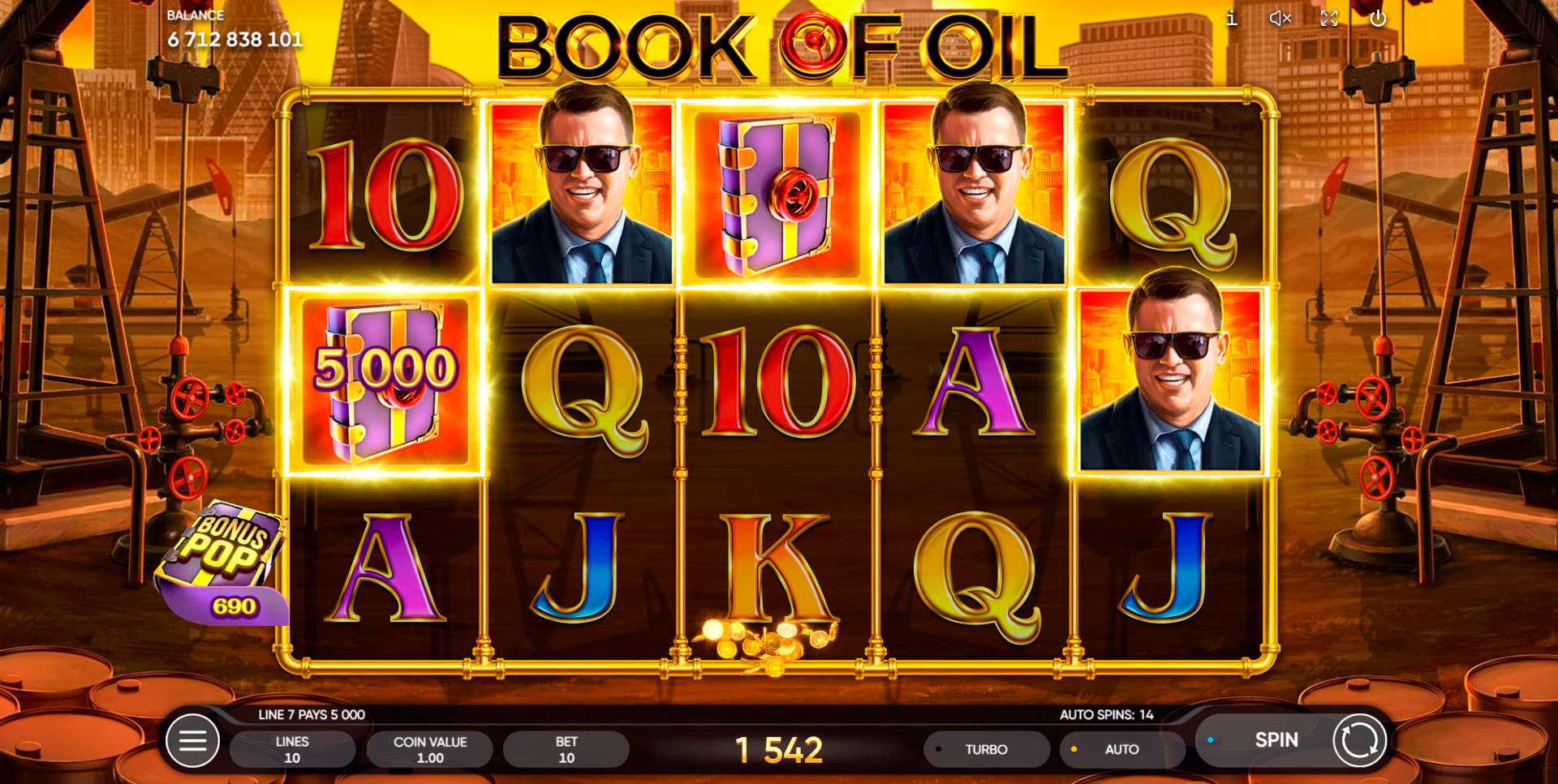 Win Money in Book of Oil Free Slot Game by Endorphina