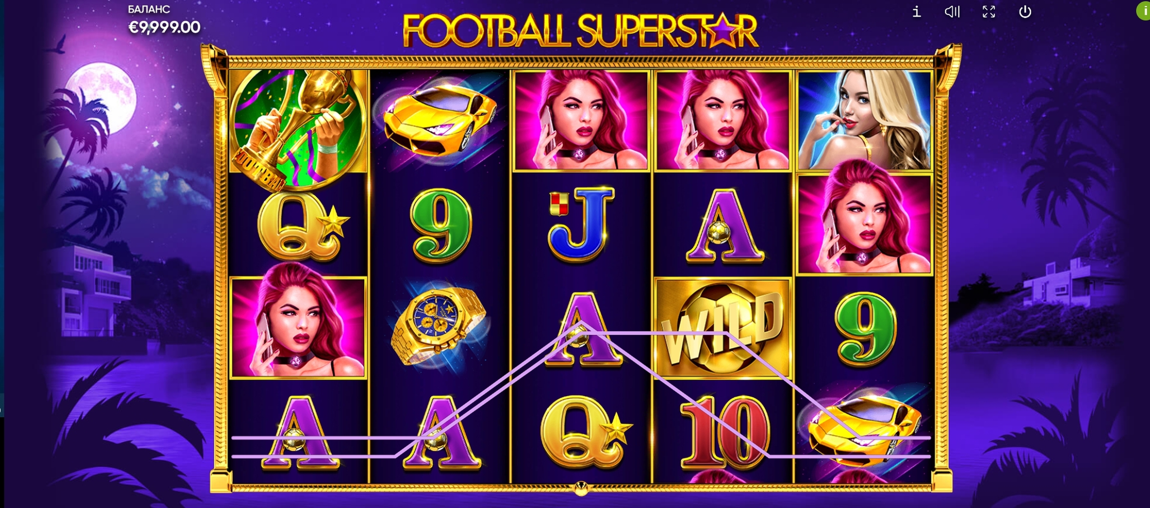 Win Money in Football Superstar Free Slot Game by Endorphina