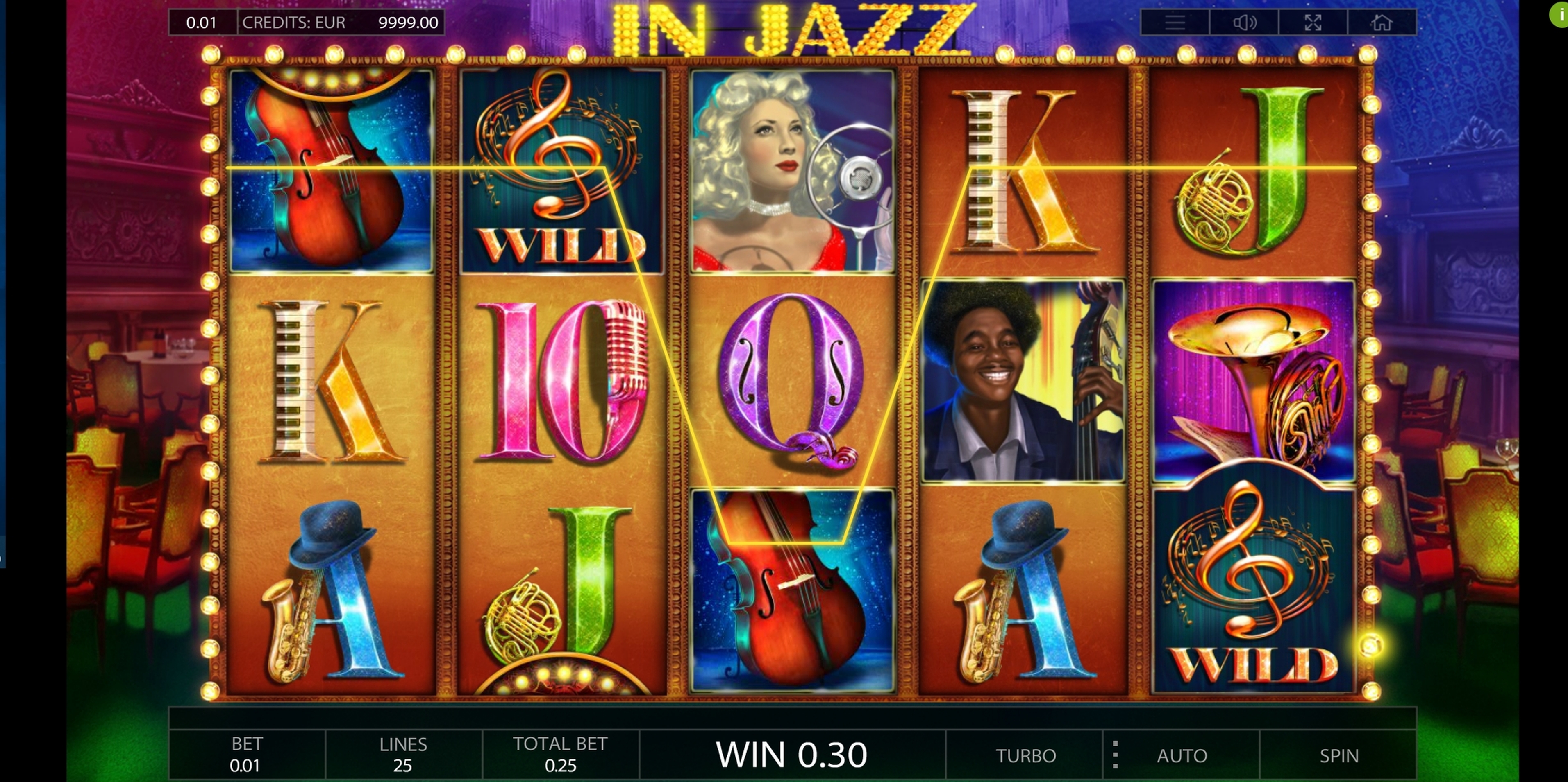 Win Money in In Jazz Free Slot Game by Endorphina