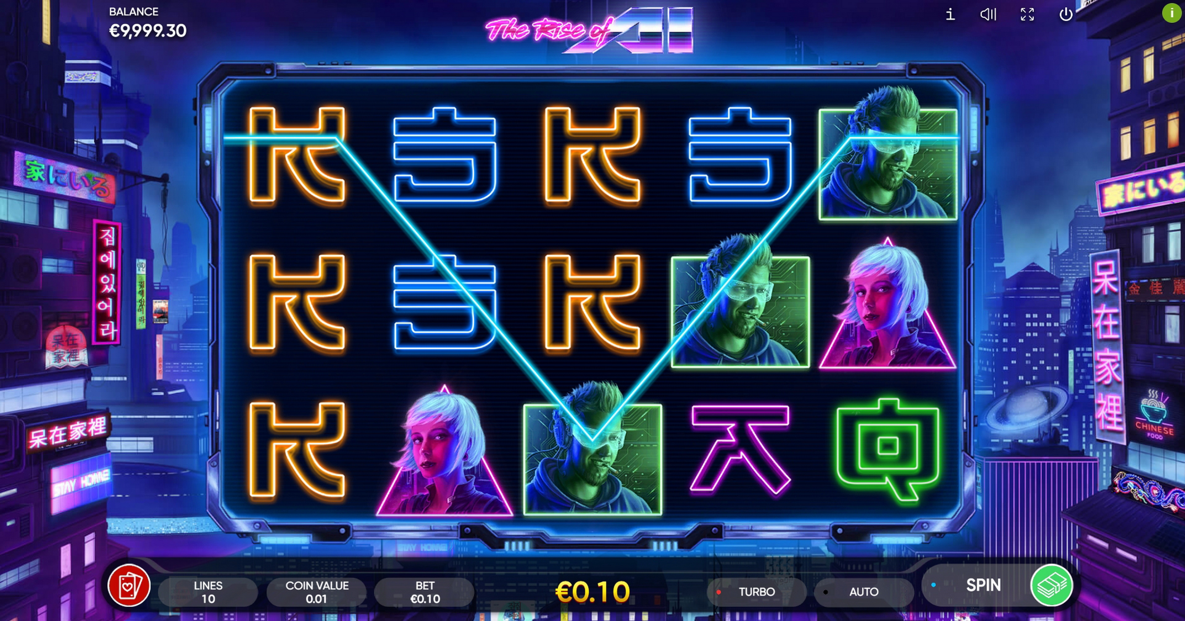 Win Money in The Rise of AI Free Slot Game by Endorphina