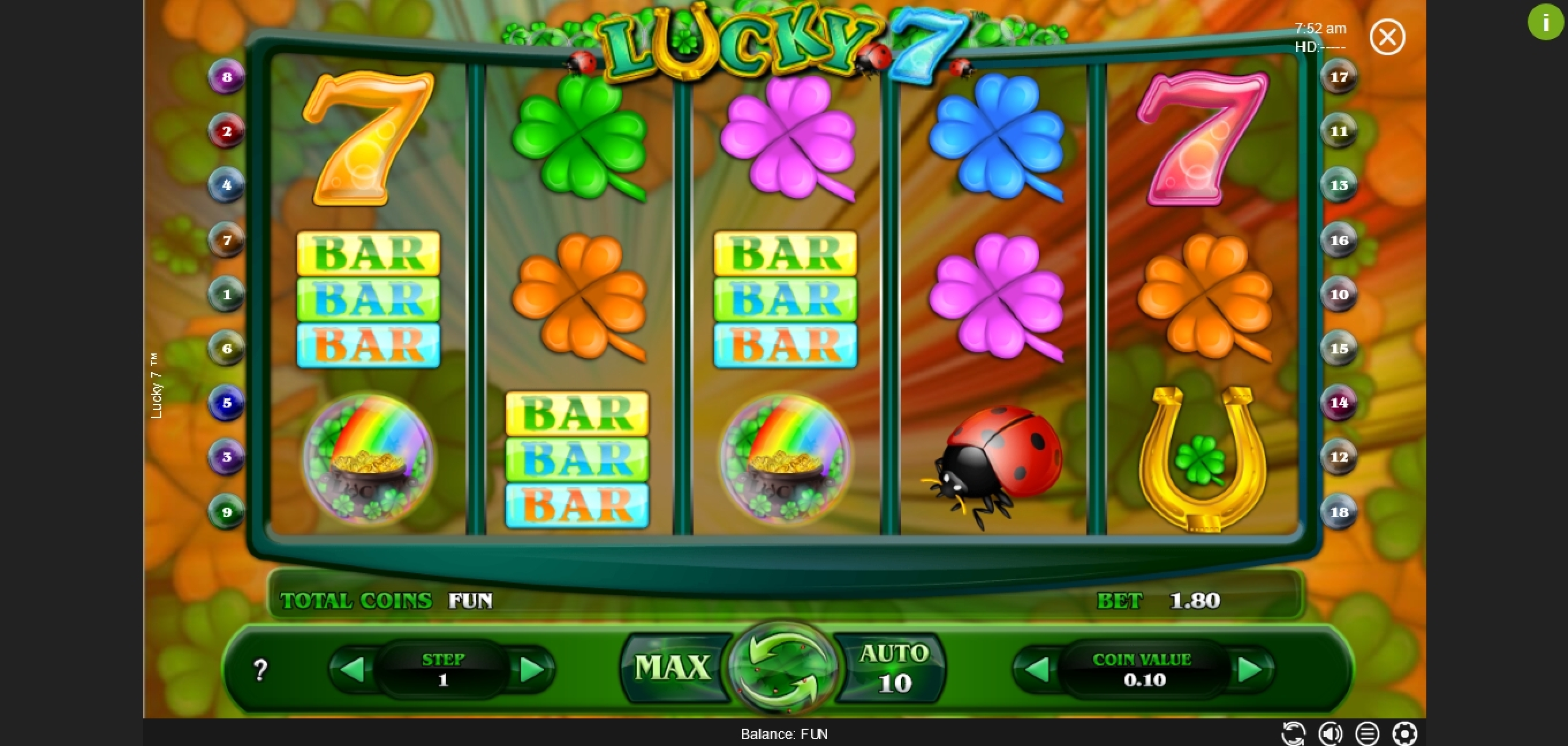 lucky 7 casino game