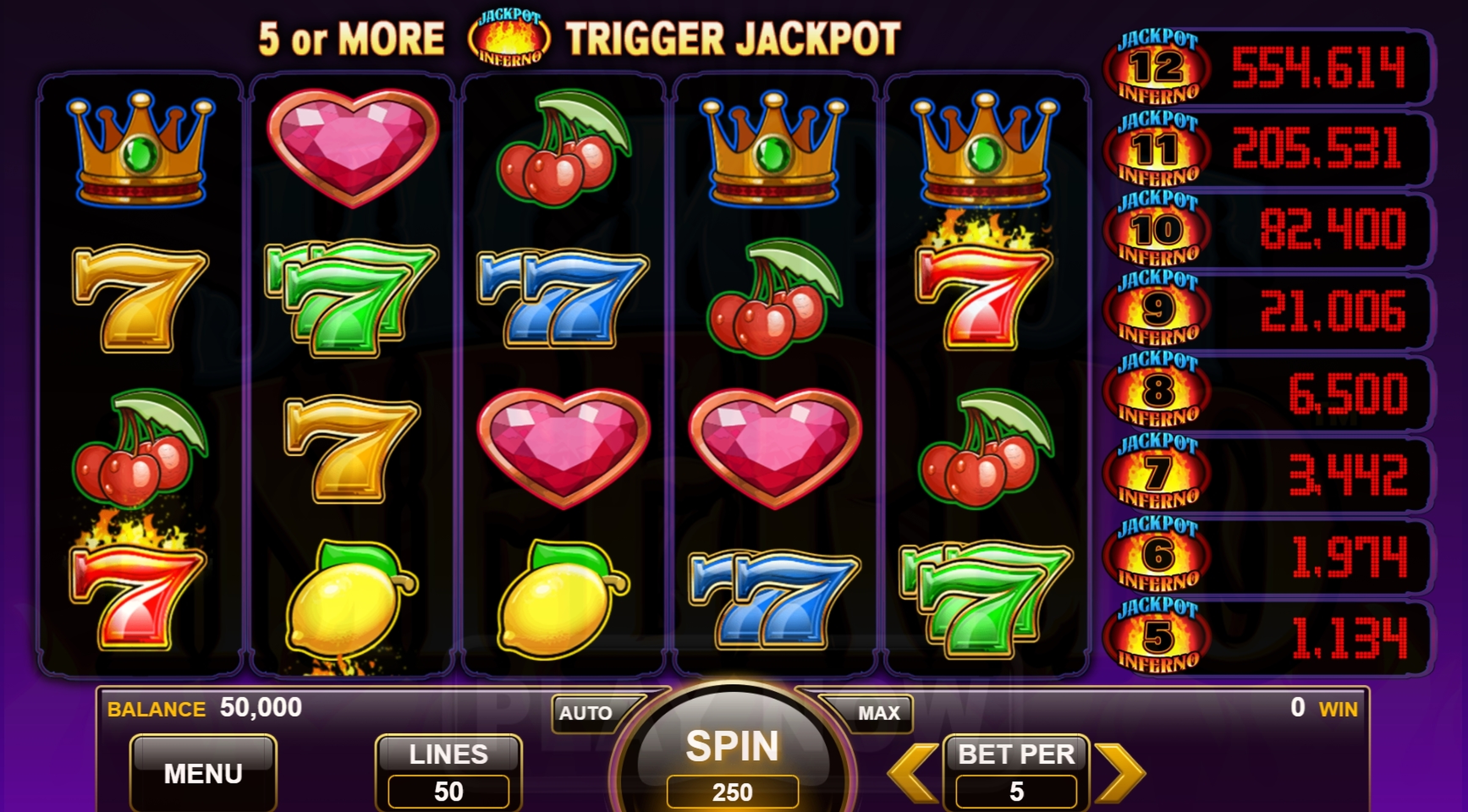 Slots Inferno Instant Play