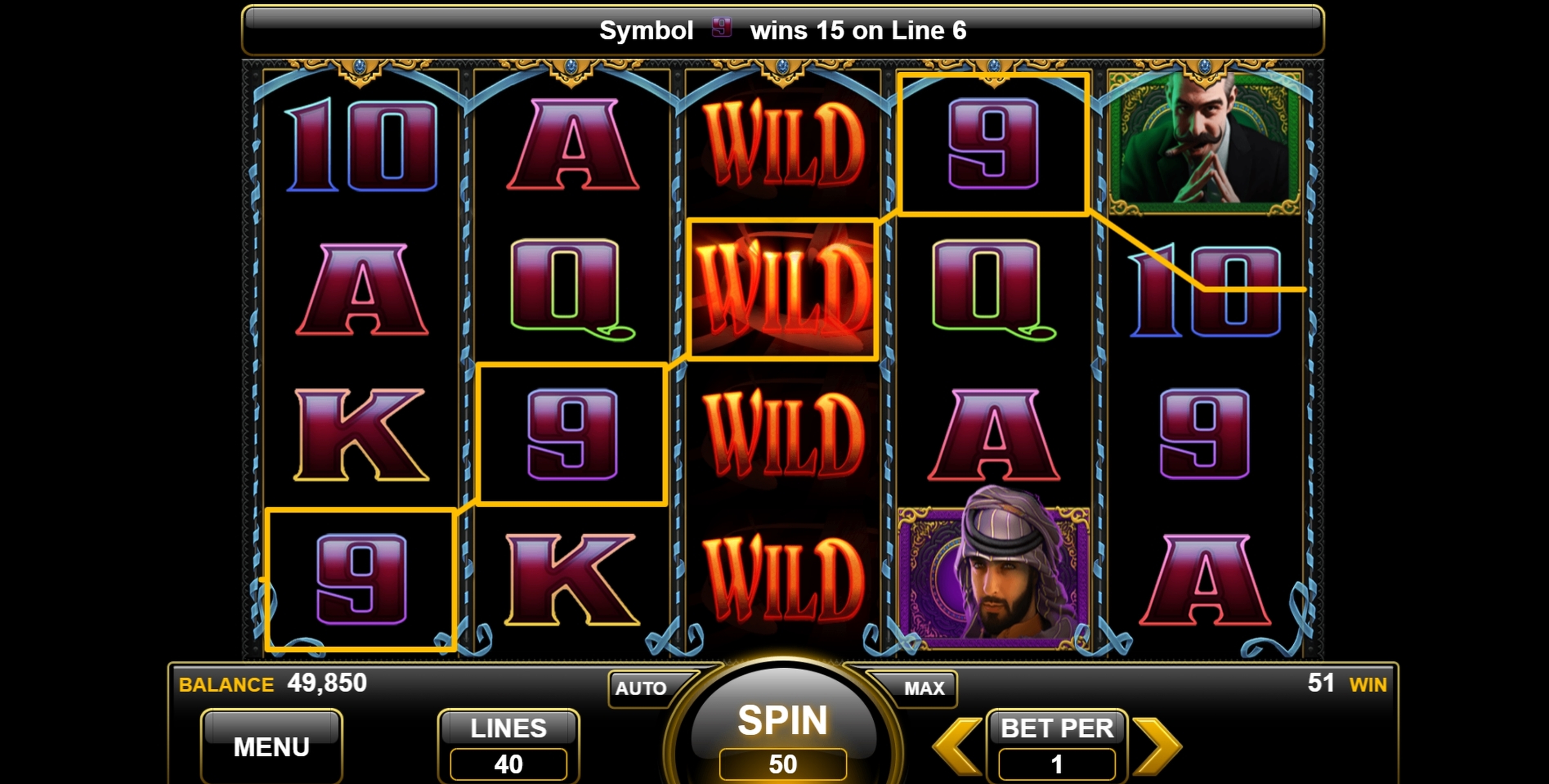Win Money in Mata Hari Free Slot Game by Everi