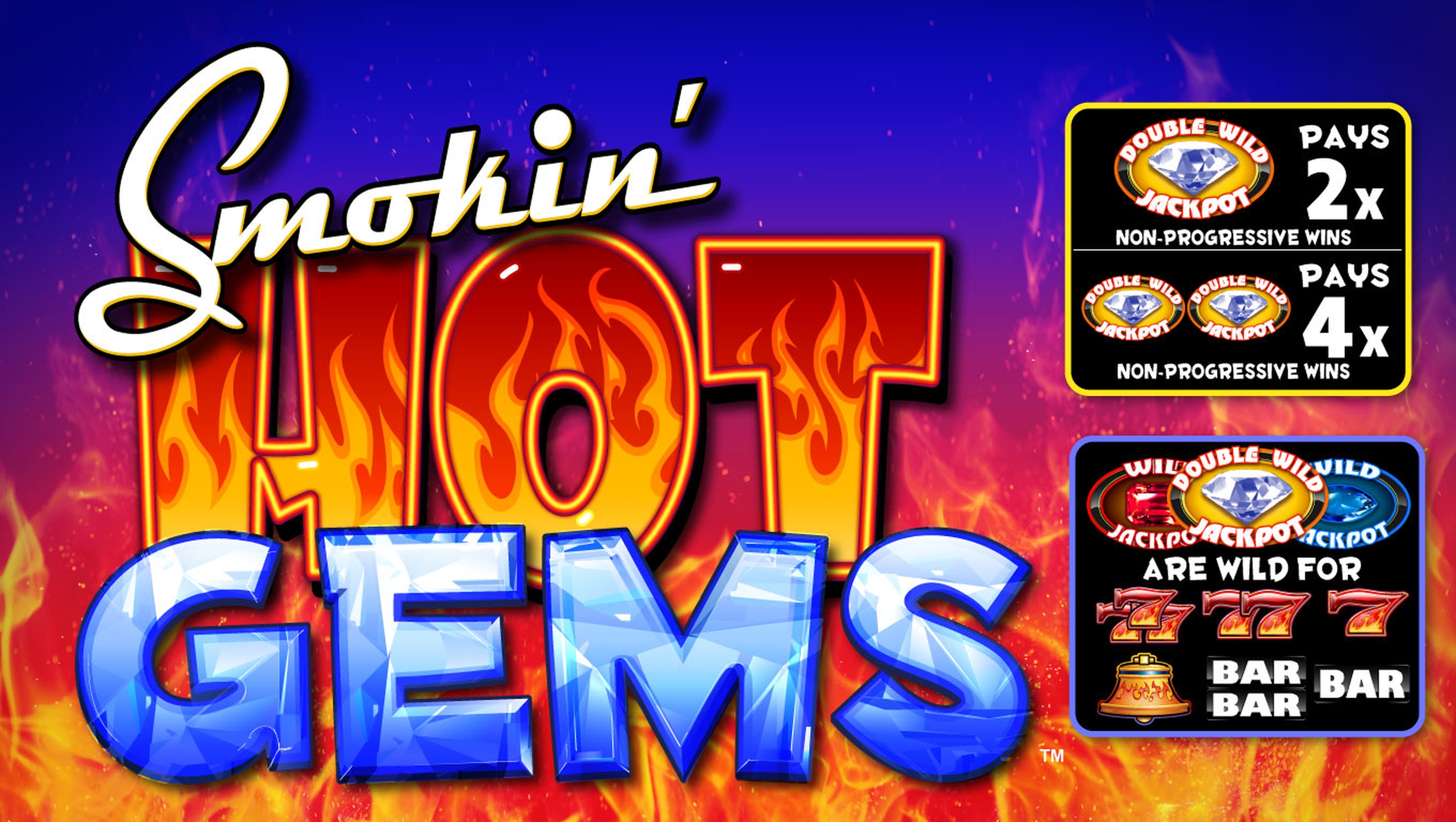 Smokin Hot Gems Online Slot Demo Game by Everi