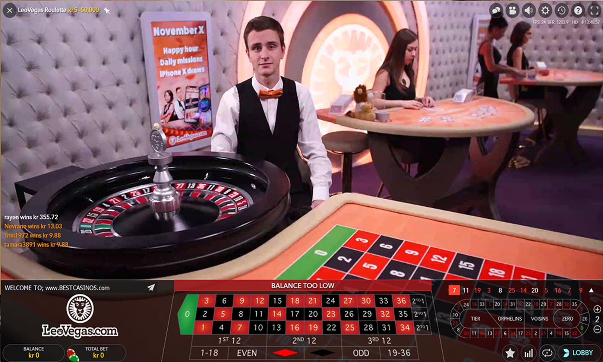 Leo Roulette Show Online Slot Demo Game by Evolution Gaming