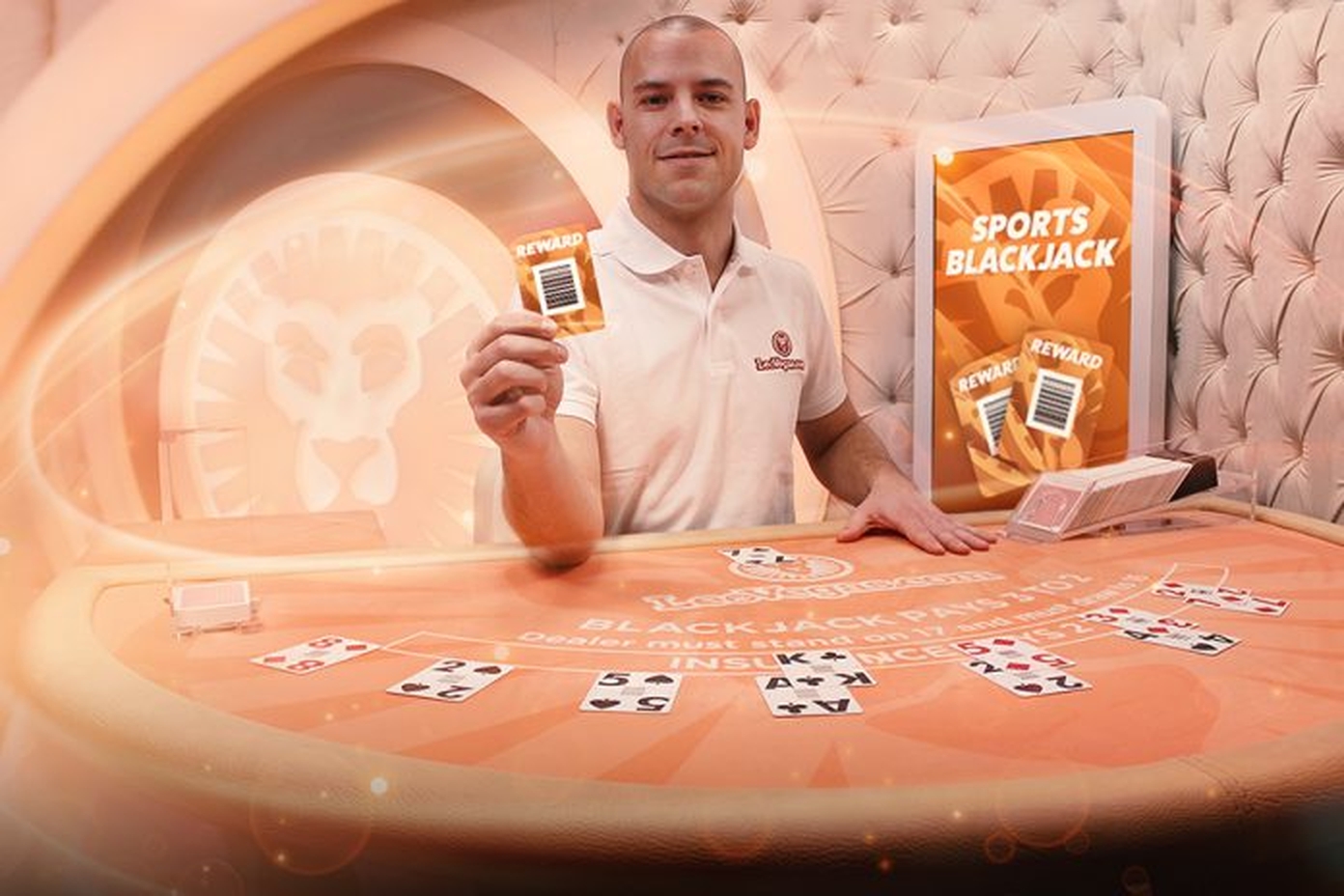 LeoVegas Sports Blackjack Online Slot Demo Game by Evolution Gaming