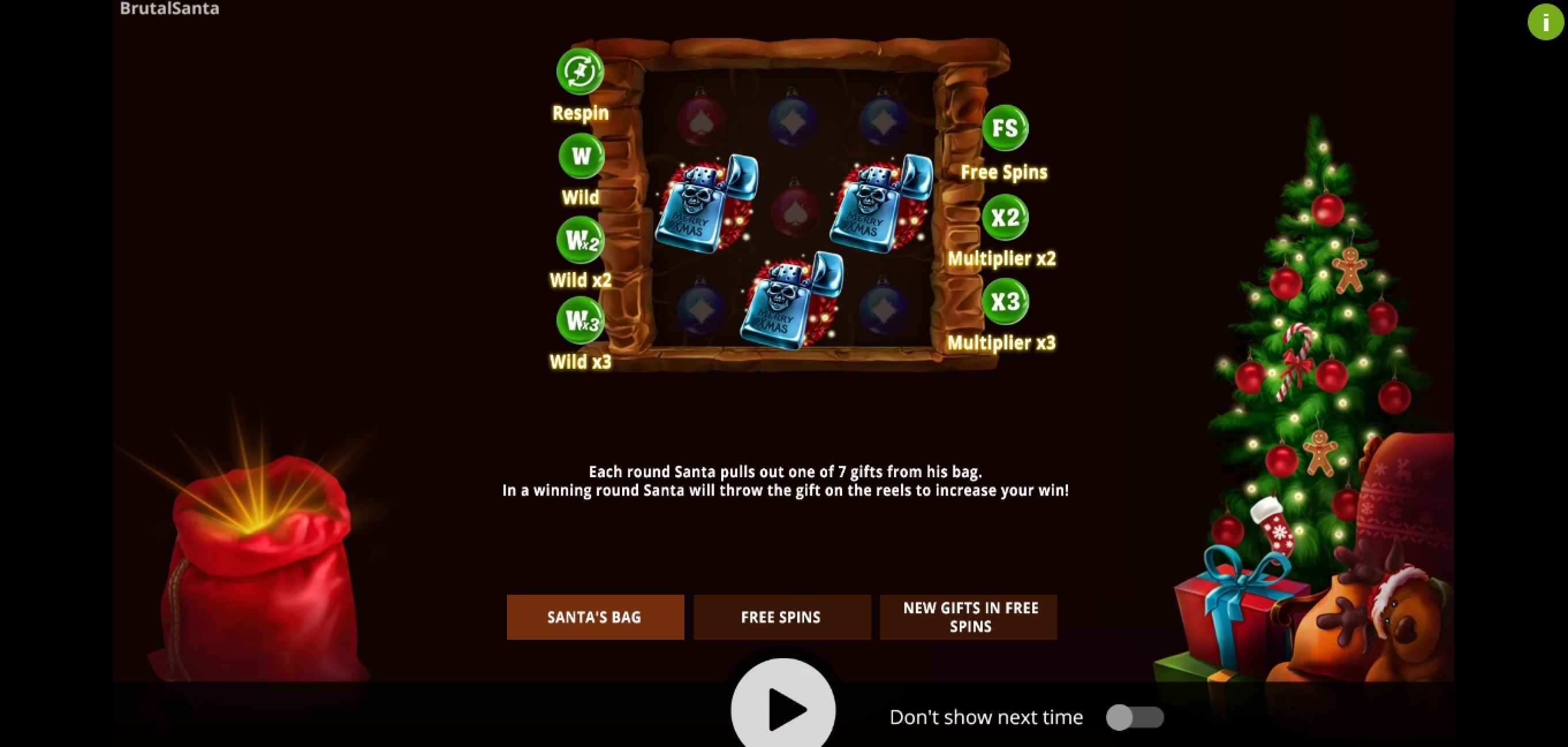 Play Brutal Santa Free Casino Slot Game by Evoplay Entertainment