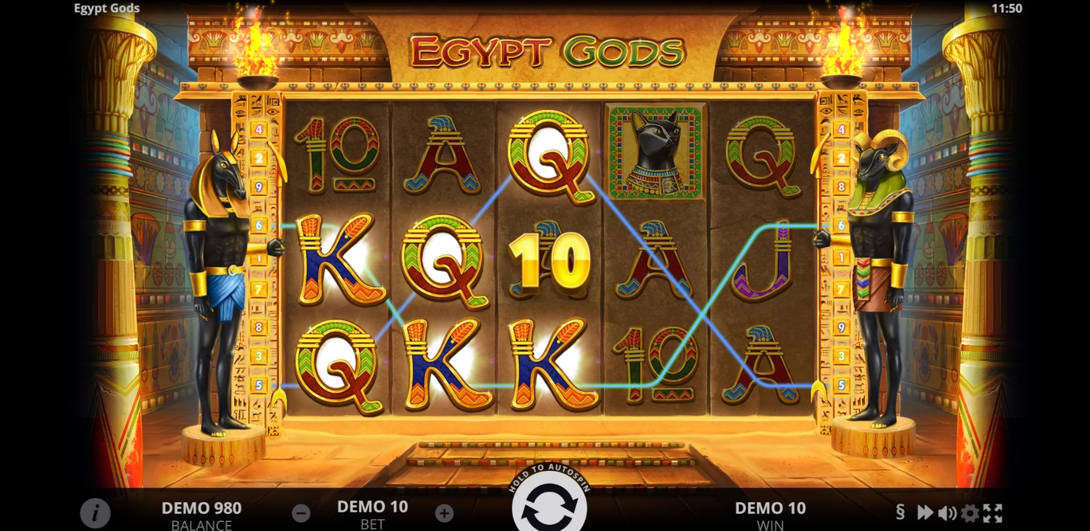Win Money in Egypt Gods Free Slot Game by Evoplay Entertainment