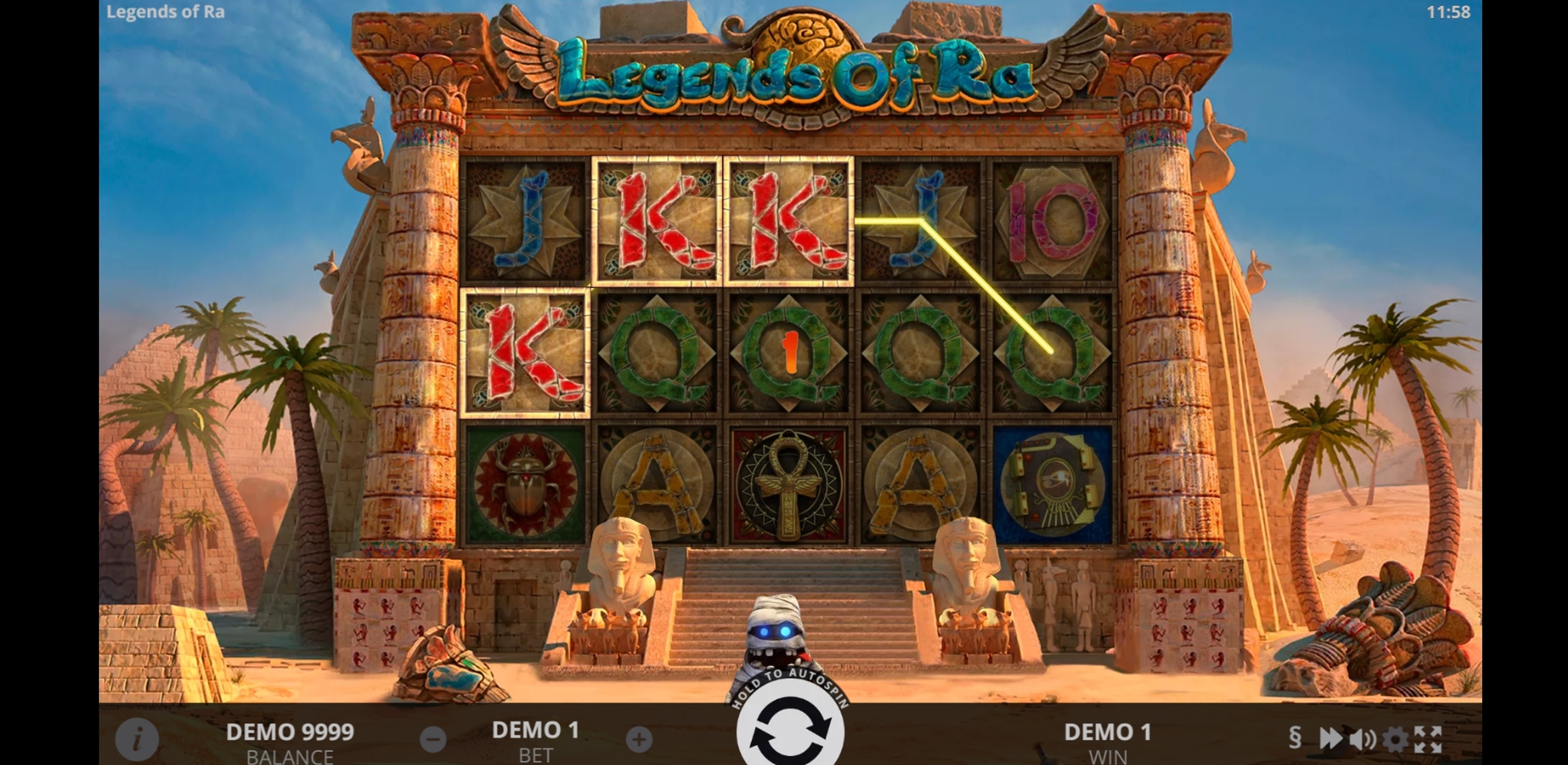 Win Money in Legends of Ra Free Slot Game by Evoplay Entertainment
