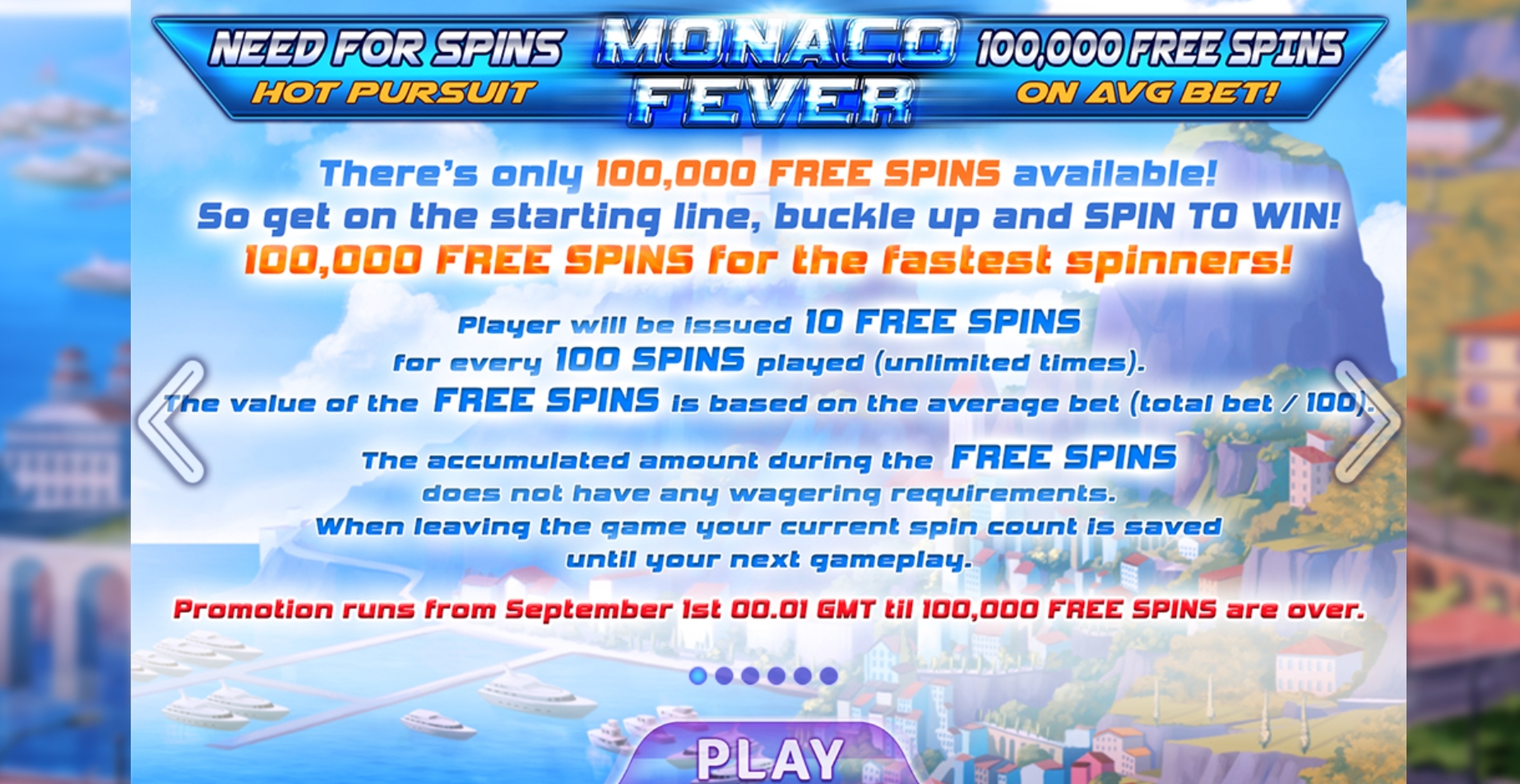 Play Monaco Fever Free Casino Slot Game by Felix Gaming