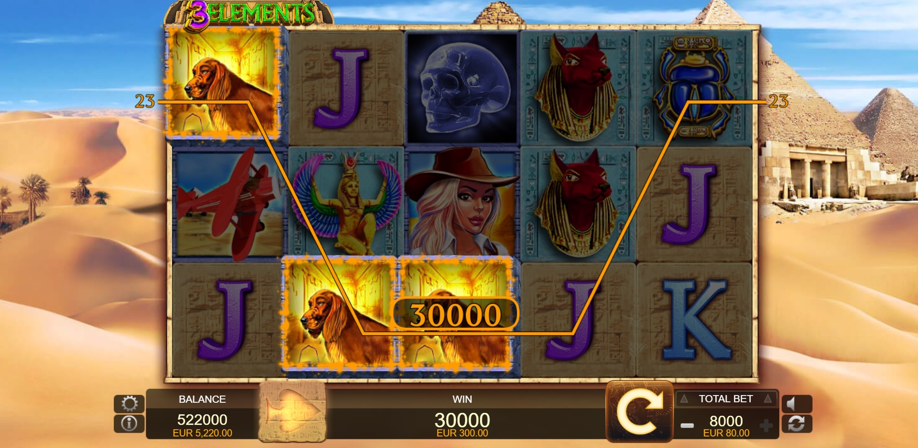 Egyptian-themed slots are pretty common, and the 3 Elements online slot, available at FUGA Gaming casinos, uses this type of concept as its 'll be exploring pyramids and trying to find treasure in this game as a beautiful lady explorer, and you can see 3/5.
