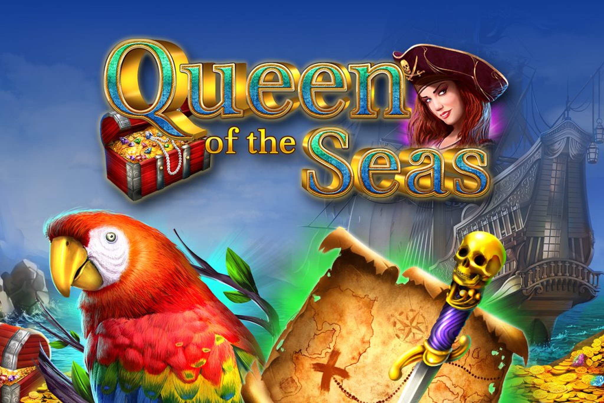 The Queen Of The Seas Online Slot Demo Game by GameArt