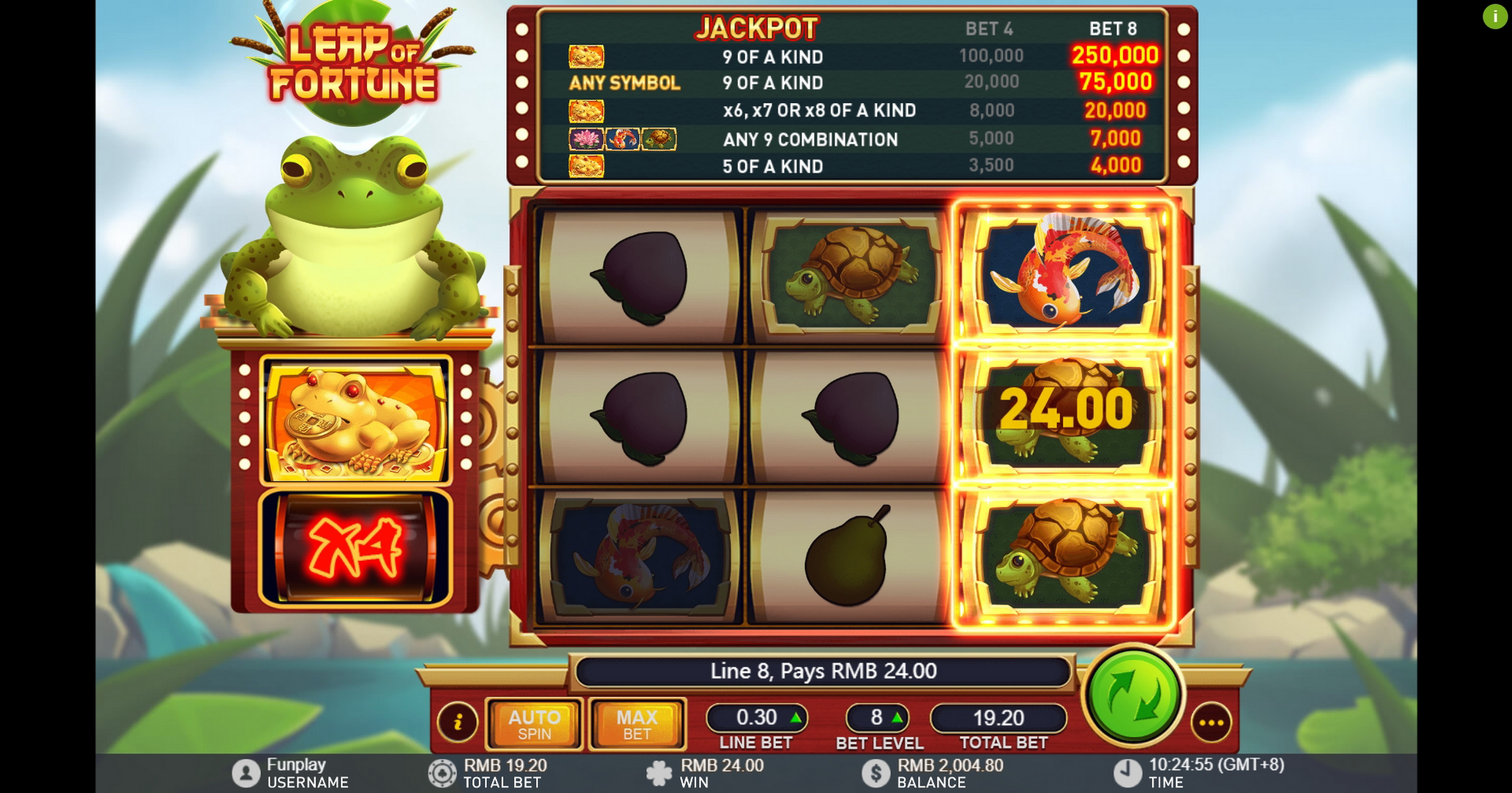 Win Money in Leap Of Fortune Free Slot Game by Gameplay Interactive