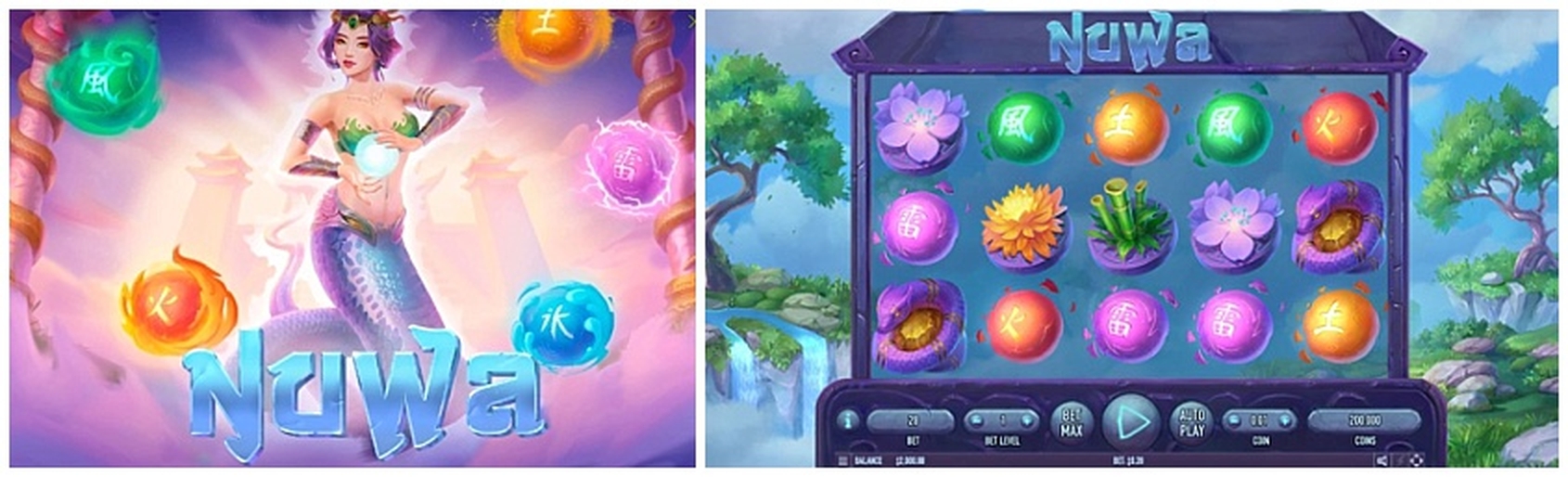 The Nuwa And The Five Elements Online Slot Demo Game by Gameplay Interactive