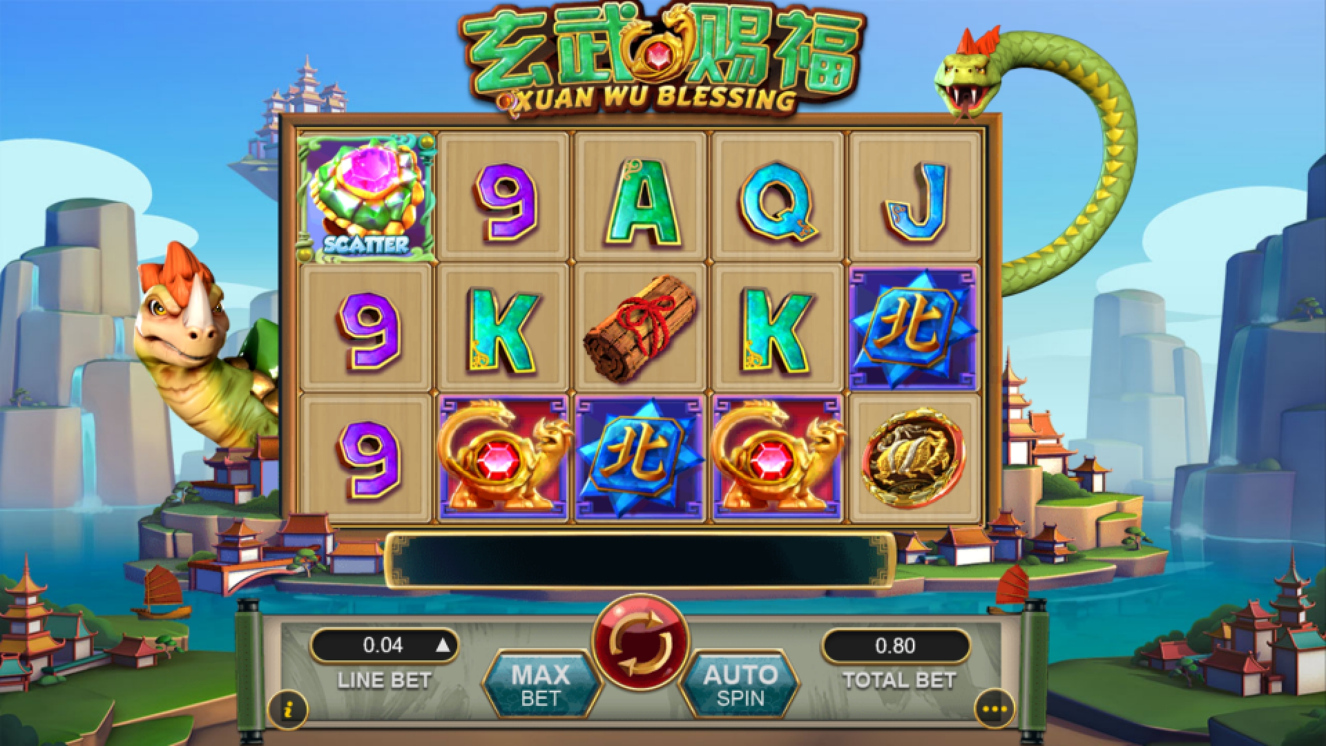 The Xuan Wu Blessing Online Slot Demo Game by Gameplay Interactive
