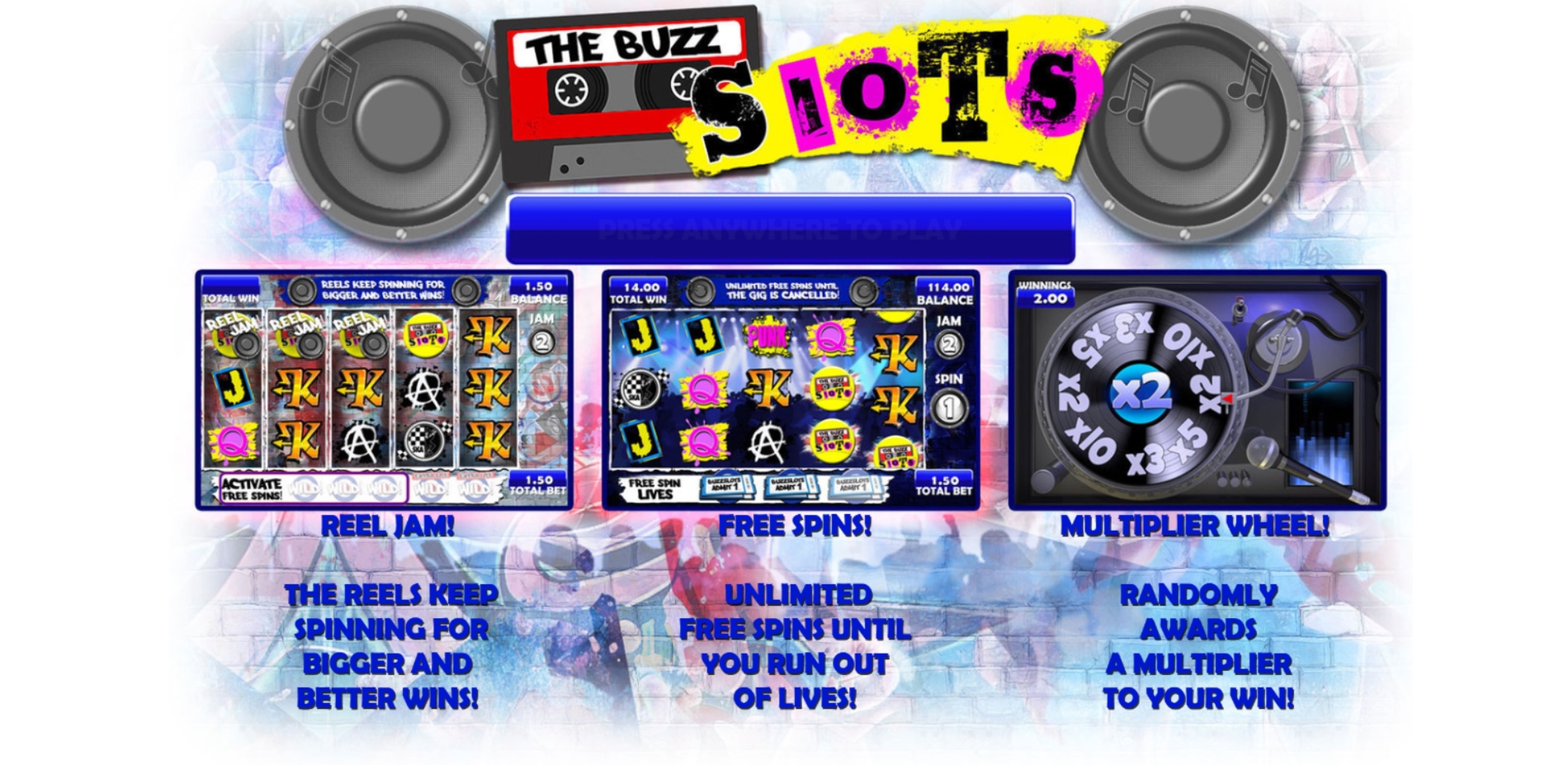 Play The Buzz Slots Free Casino Slot Game by Games Warehouse