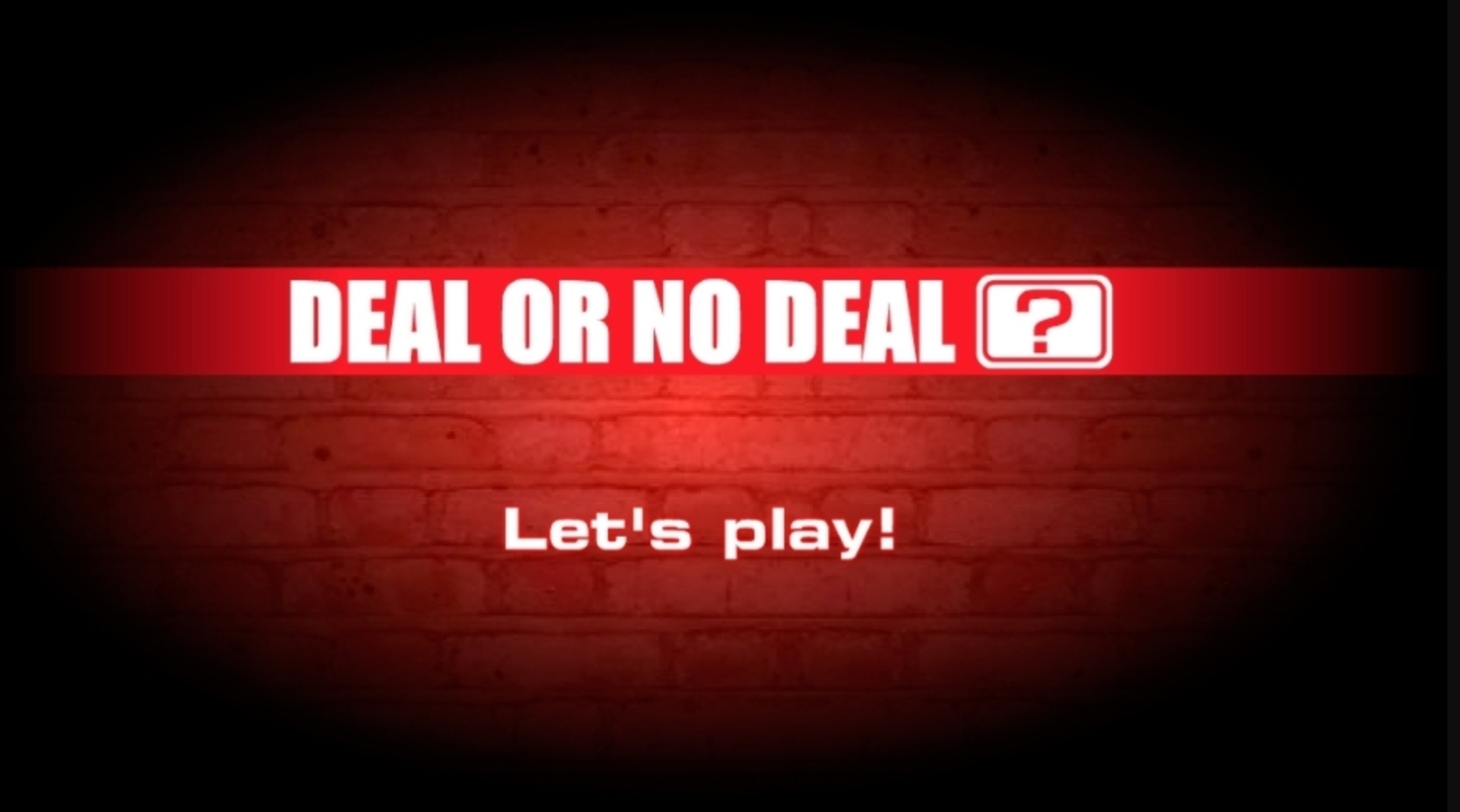Deal or No Deal demo