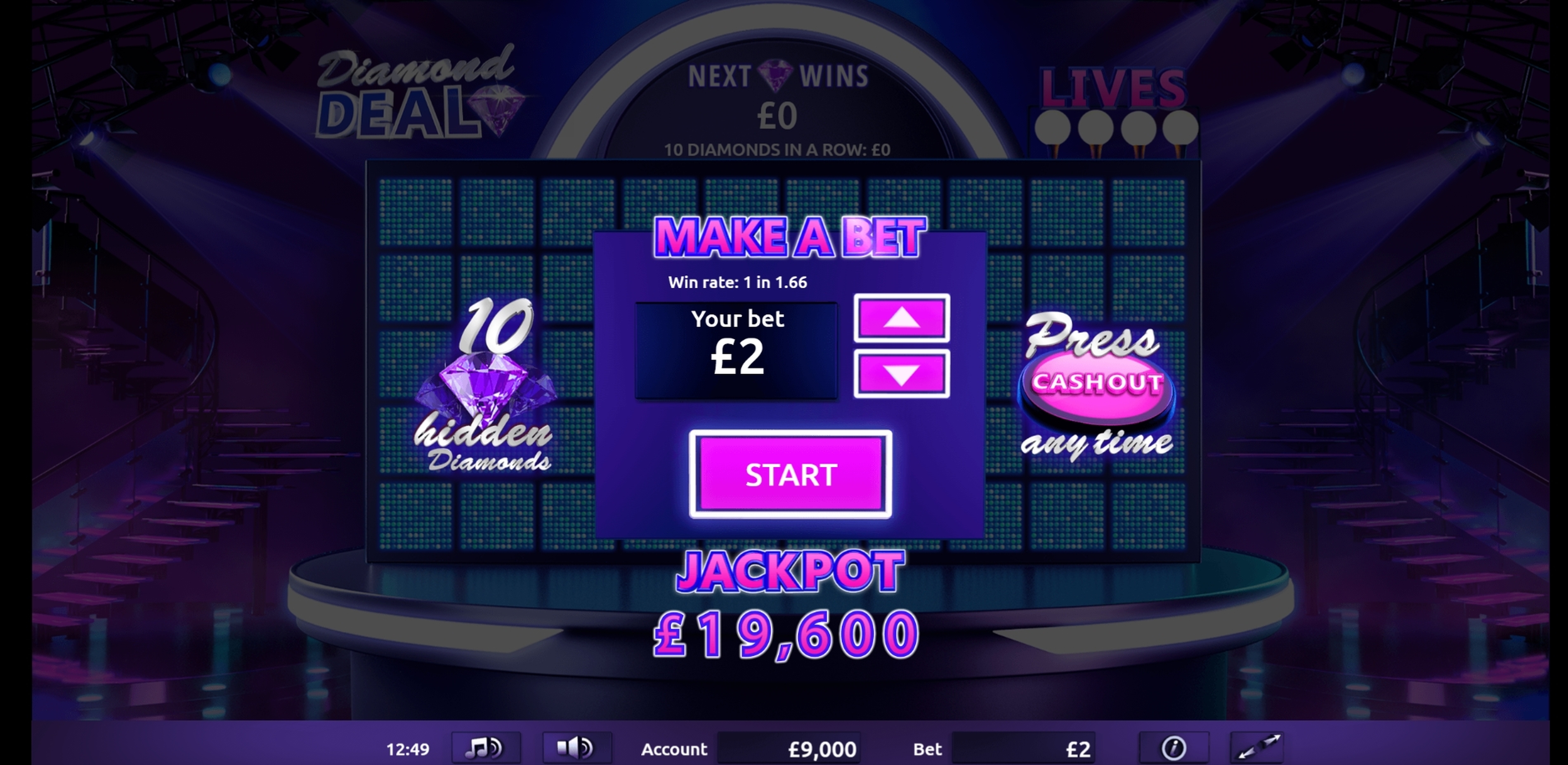 Play Diamond Deal Free Casino Slot Game by Gamevy