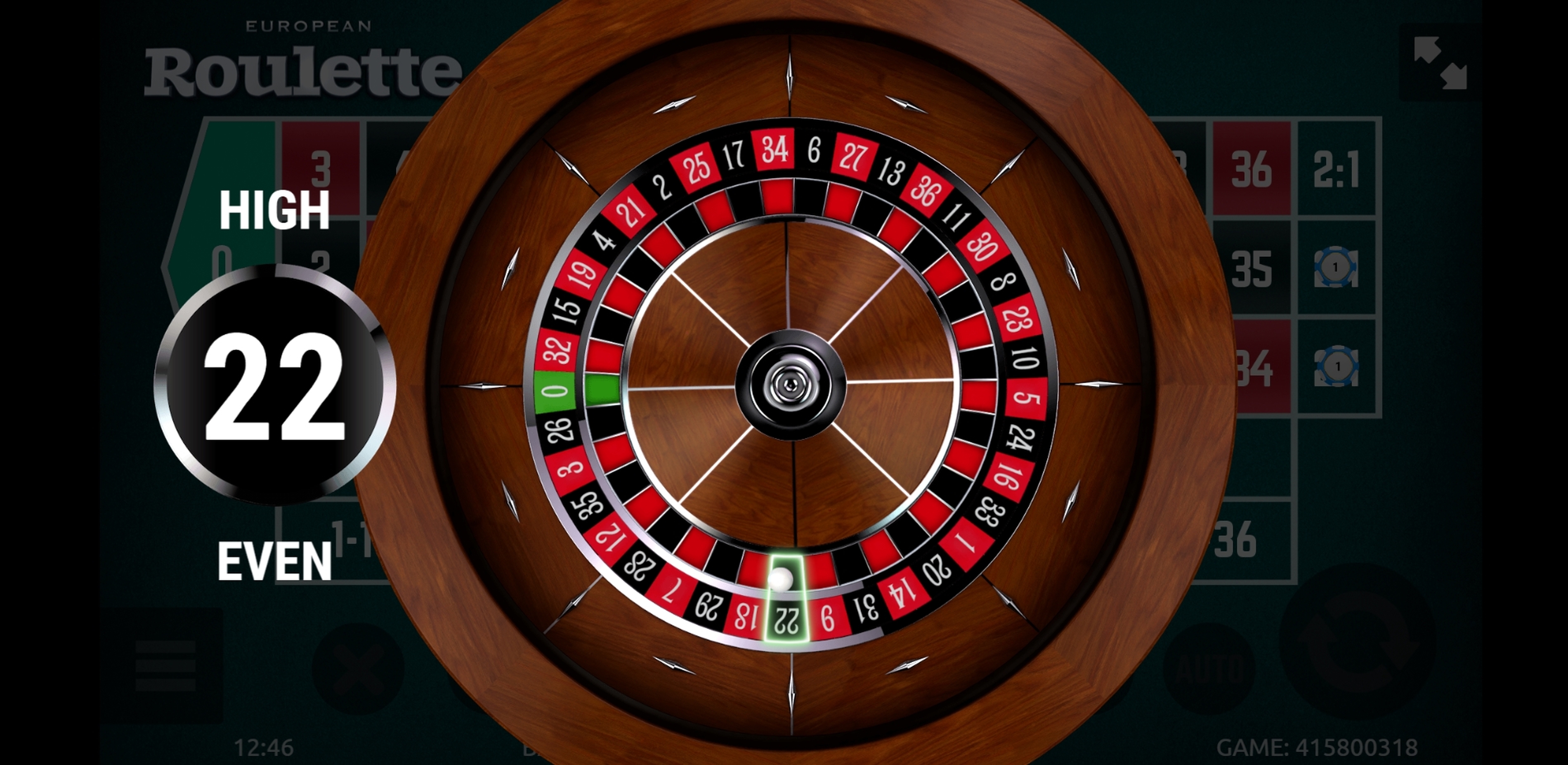 European Roulette | RTG | Play Table Games Online for Free or ...