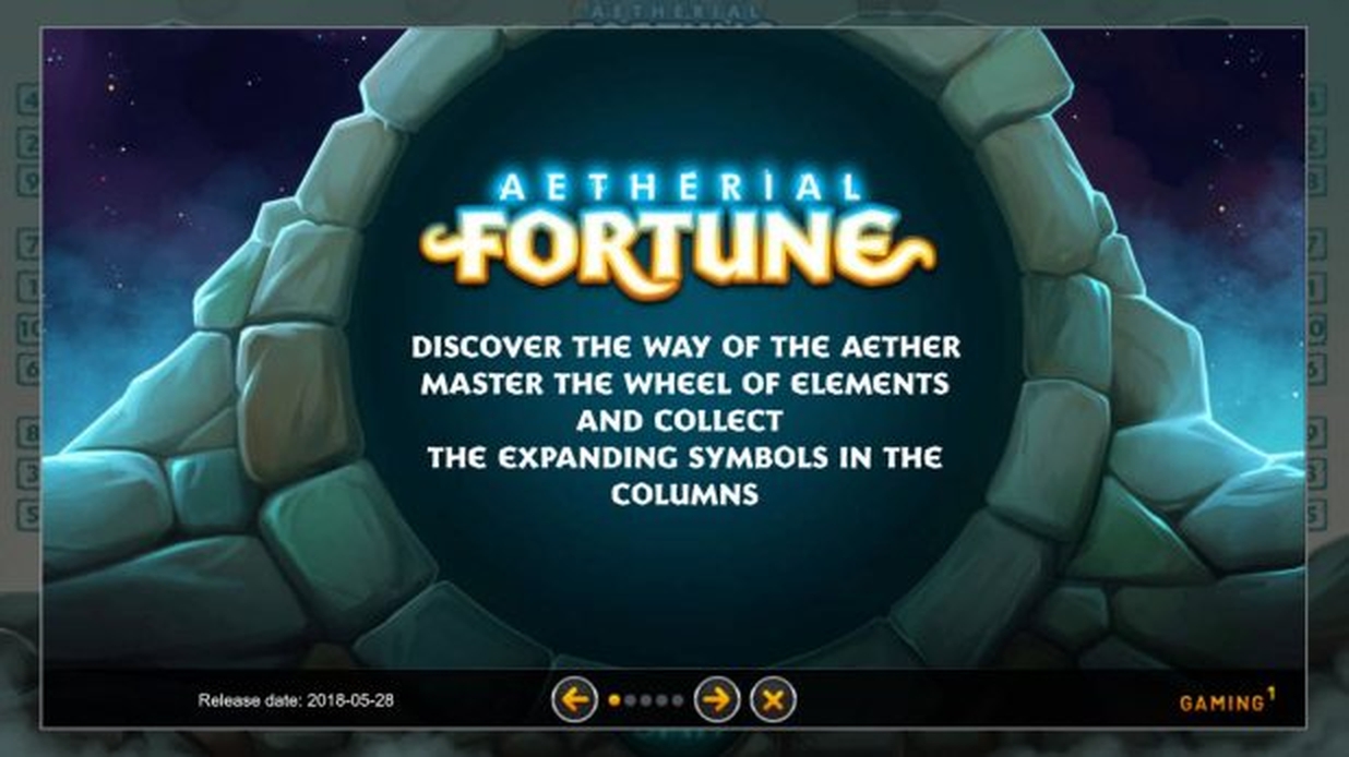 Aetherial Fortune Online Slot Demo Game by GAMING1