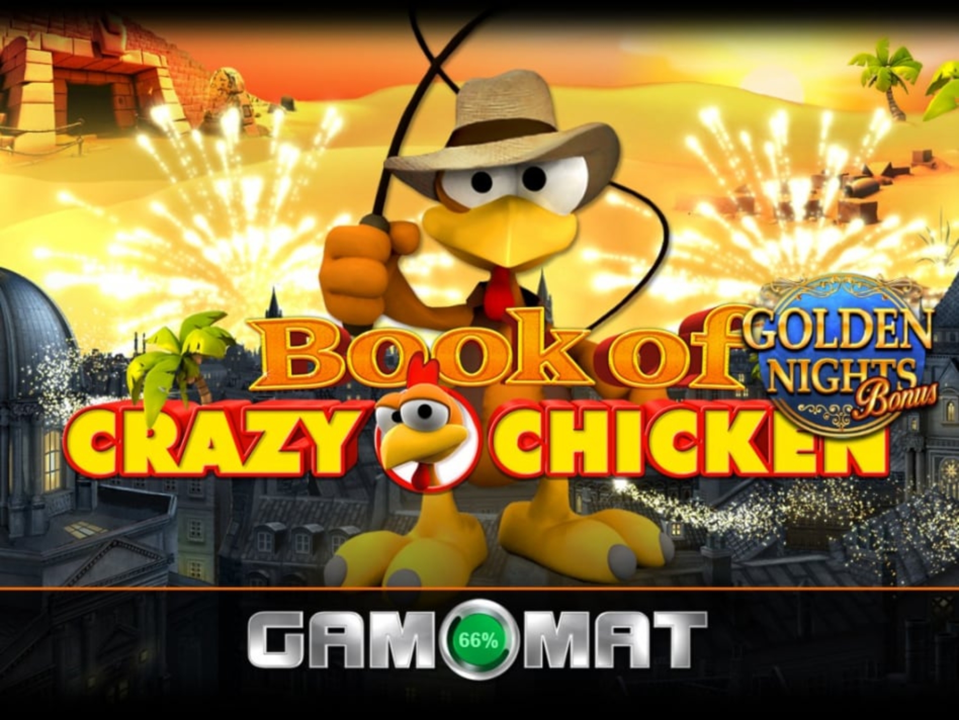 The Book of Moorhuhn Golden Nights Online Slot Demo Game by Gamomat