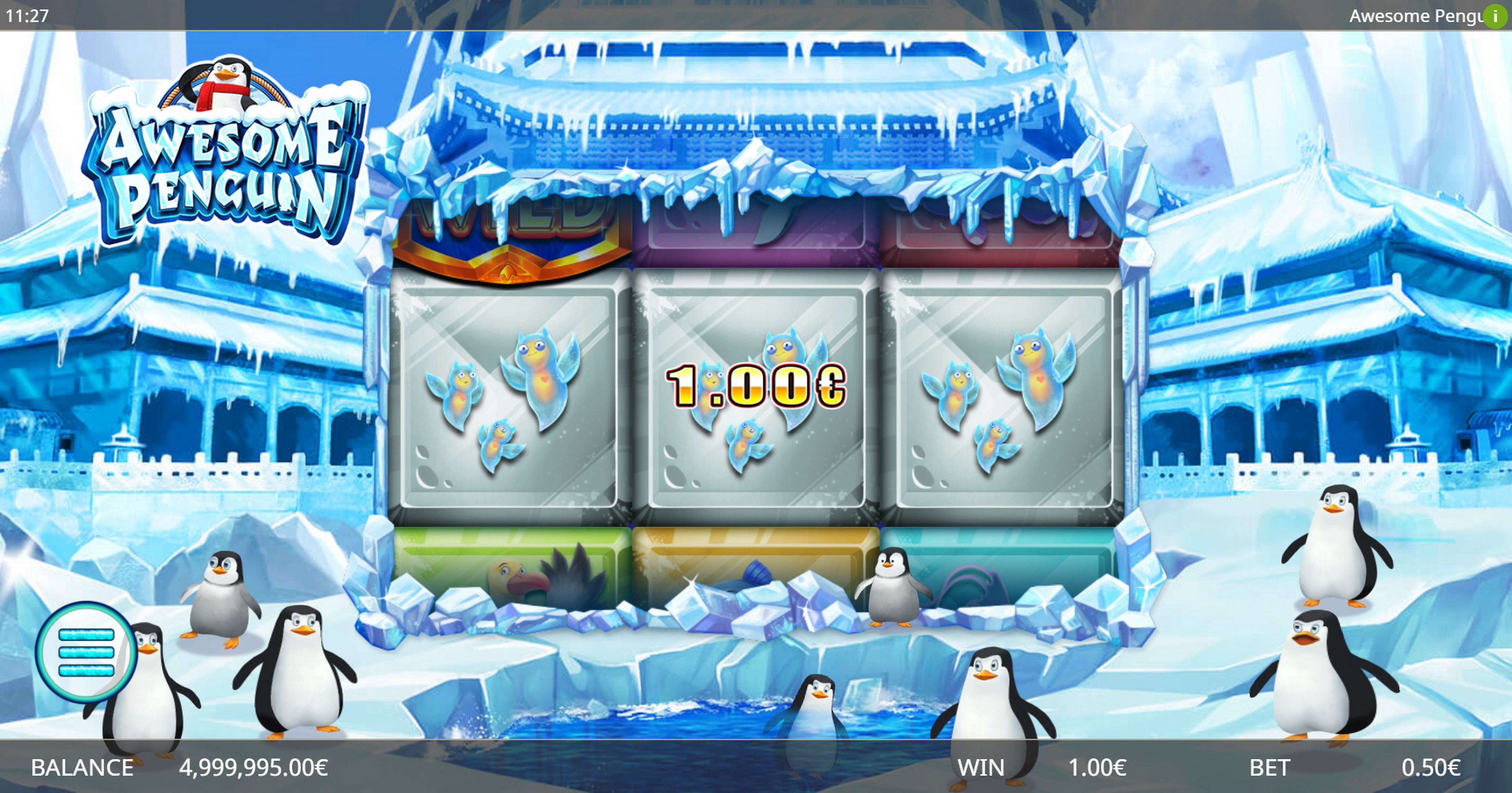 Win Money in Awesome Penguin Free Slot Game by Ganapati