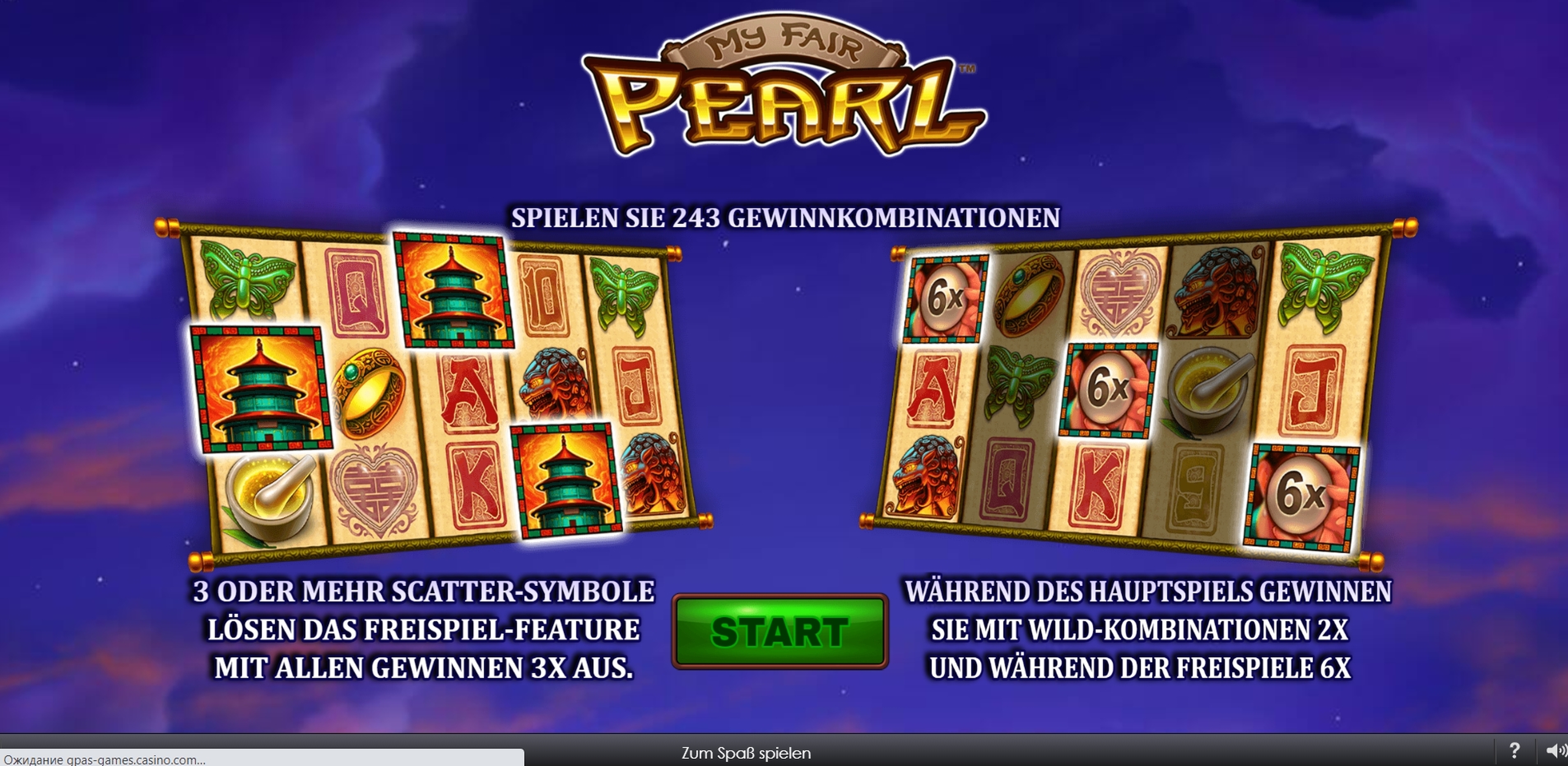 Play My Fair Pearl Free Casino Slot Game by GECO Gaming