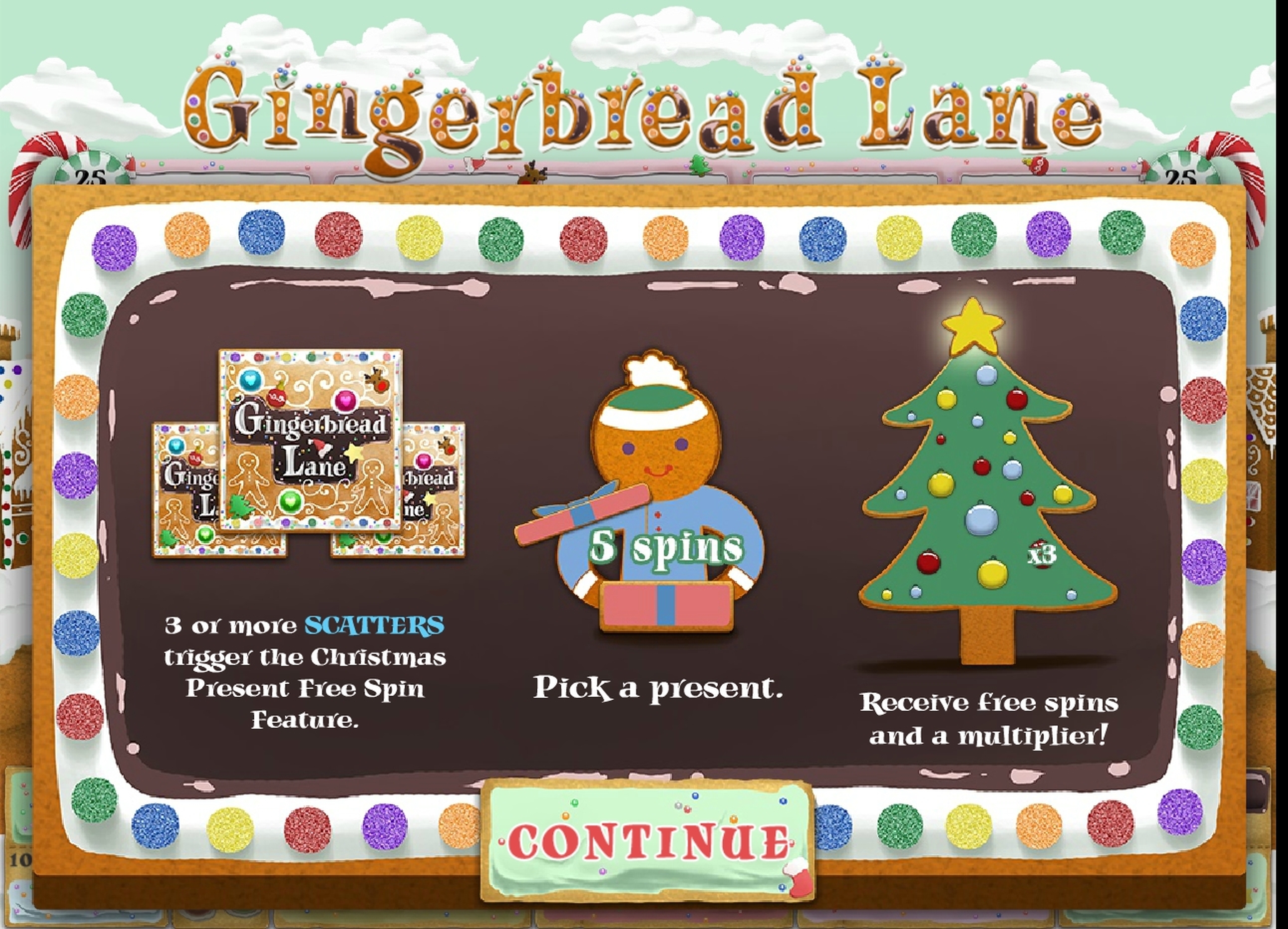 Play Gingerbread Lane Free Casino Slot Game by Genesis Gaming