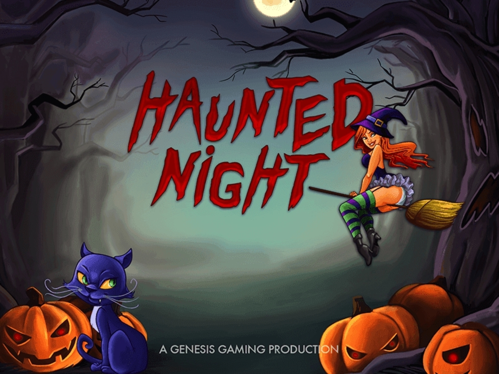 The Haunted Night Online Slot Demo Game by Genesis Gaming