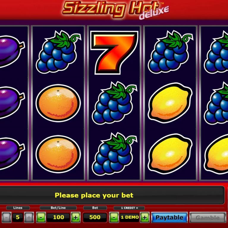 Sizzling Hot deluxe Slot Machine Online by Greentube Review & FREE Demo