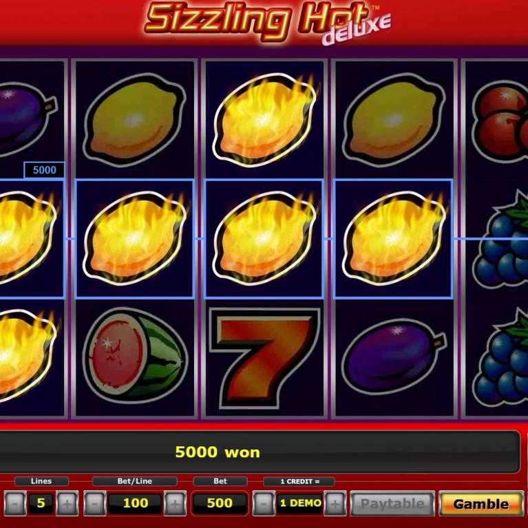 sizzling hot deluxe casino online