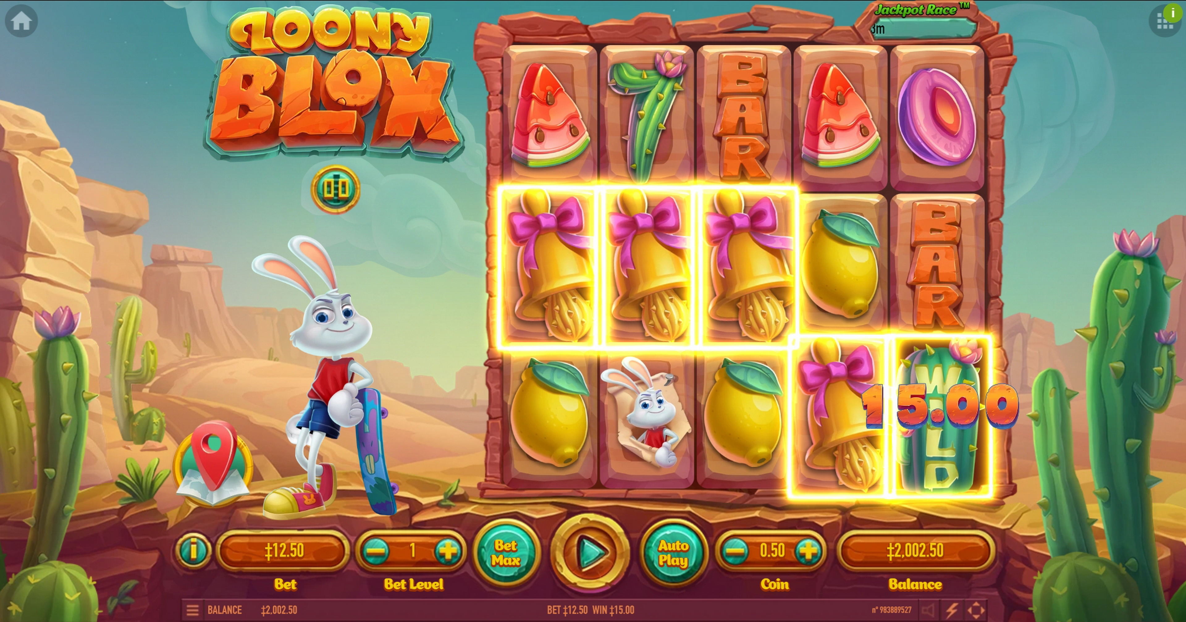 Win Money in Loony Blox Free Slot Game by Habanero