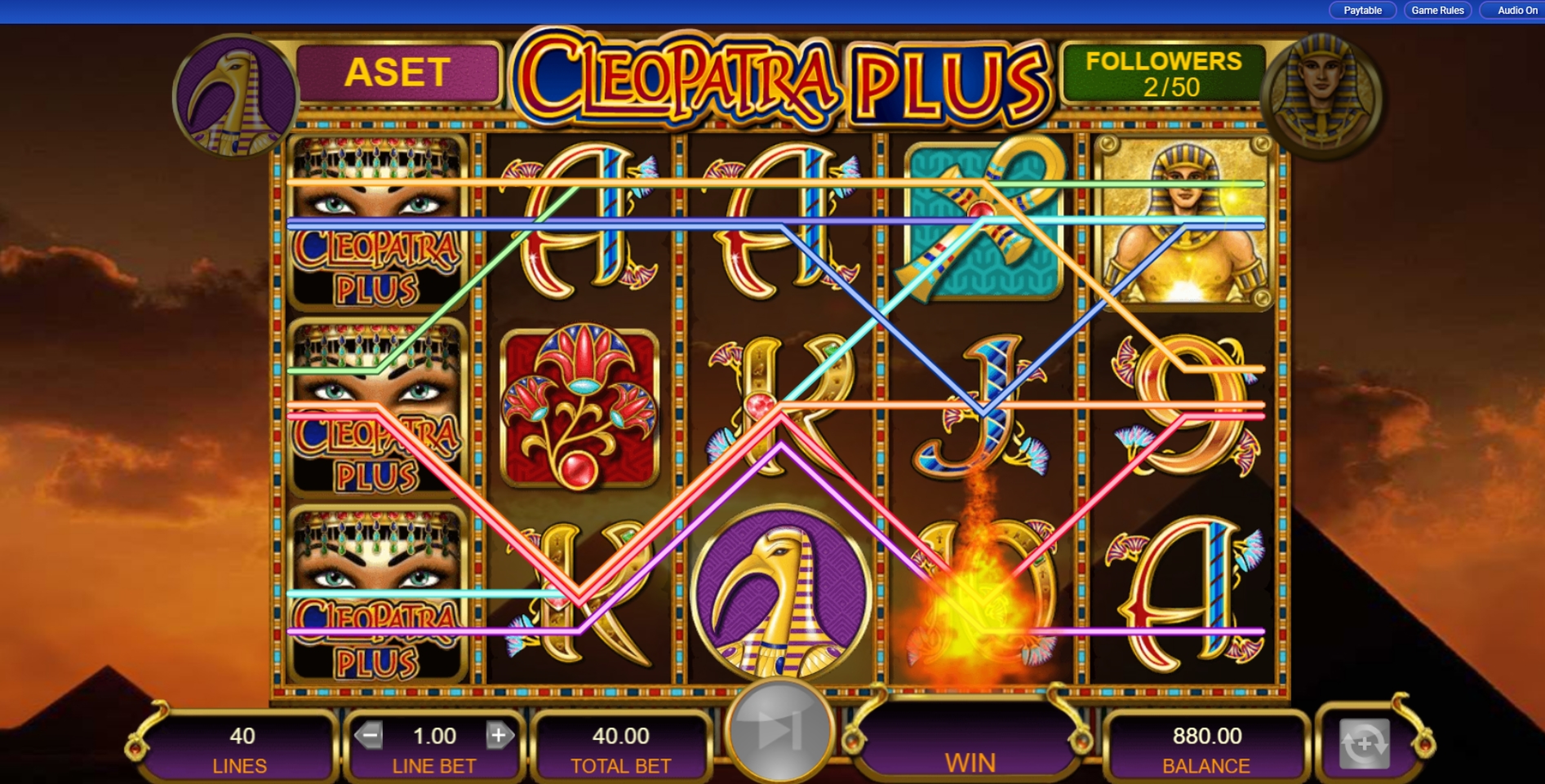 Win Money in Cleopatra PLUS Free Slot Game by IGT