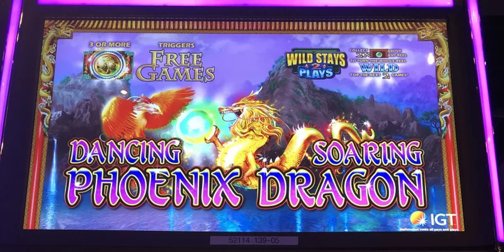 Dancing Phoenix Soaring Dragon Online Slot Demo Game by IGT